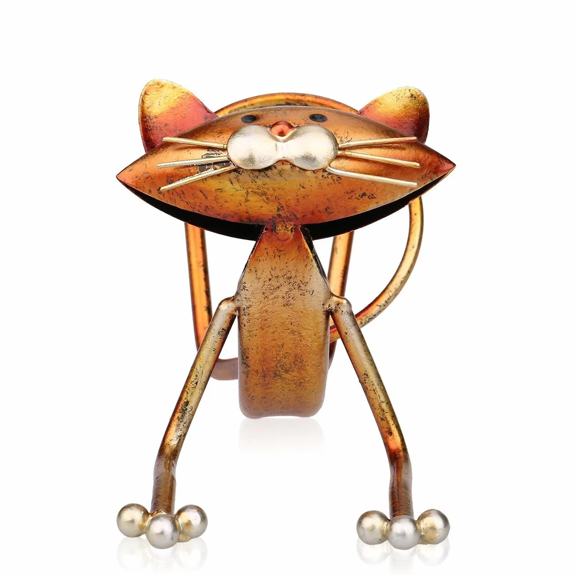 Tooarts Botelleros de Vino de Metal Gatos Regalos Originales Soporte de Vino Metal