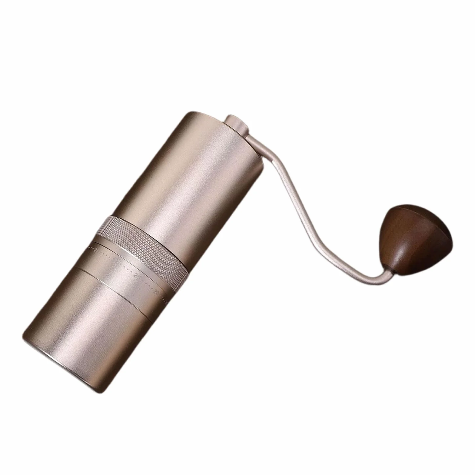 Molinillo de café manual compacto con capacidad de 3 a 5 tazas y construcción de acero inoxidable 304 de grado industrial para cocinas modernas, molinillo de café, núcleos de cerámica