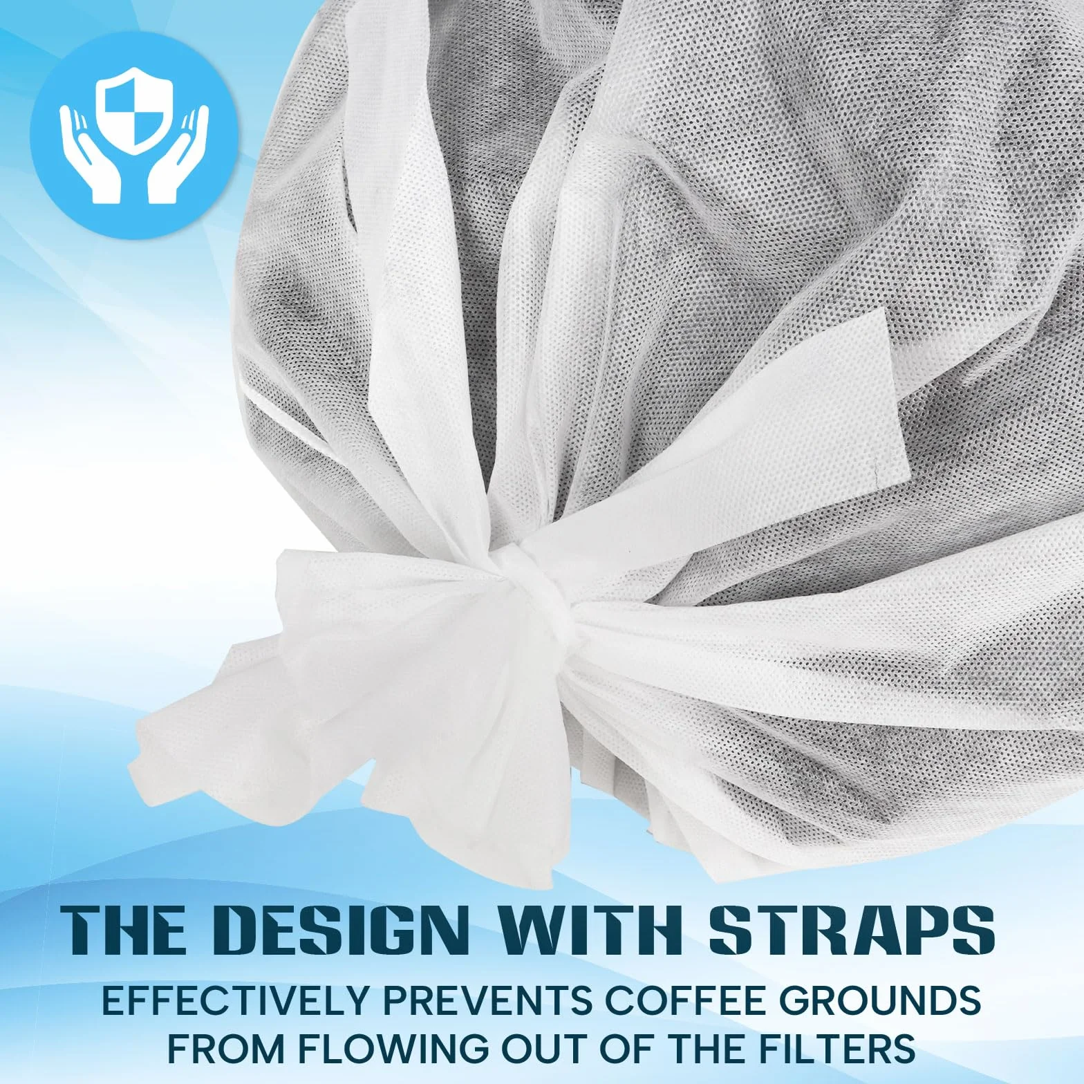 50 filtros de café Piese Cold Brew con cordón, bolsas comerciales de 20 x 20 pulgadas para cafeteras de café frío modelo comercial y sistemas de 5 galones, prepara café de hasta 5 libras