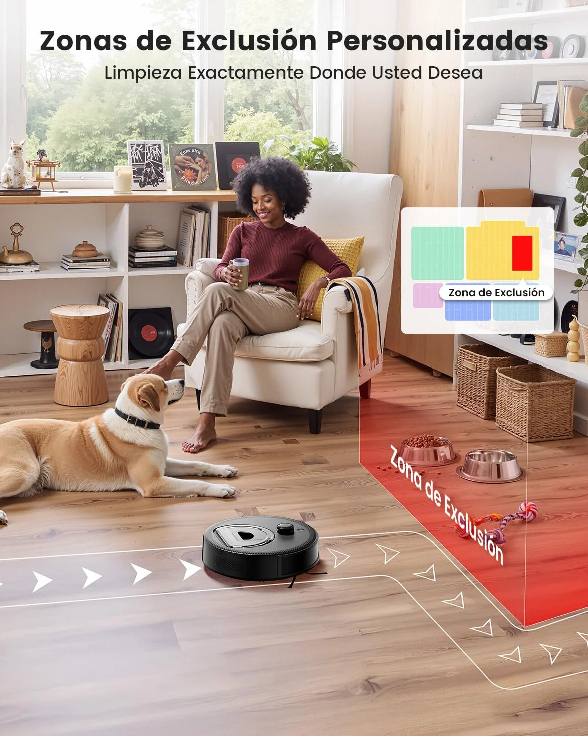 Lefant M330 Pro Robot Aspirador y Fregasuelos 3 en 1, Navegación dToF, 5000Pa, 150 min, Evitación de Obstáculos PSD 190°, WiFi 2,4/5GHz