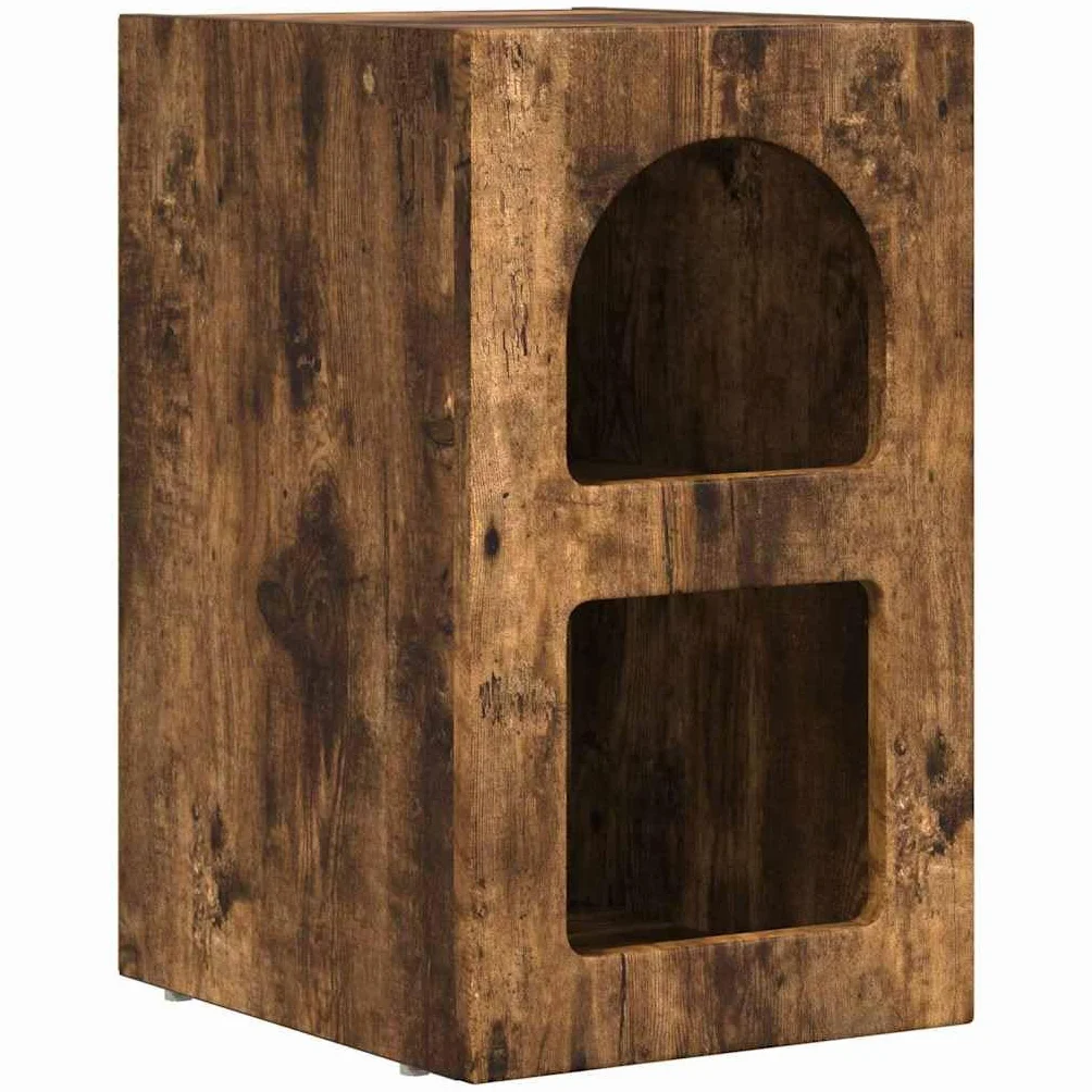 Mesita de noche moderna de madera de 29,5 x 35 x 50 cm con estantes para almacenamiento, diseño neutro para dormitorio, fácil limpieza y montaje