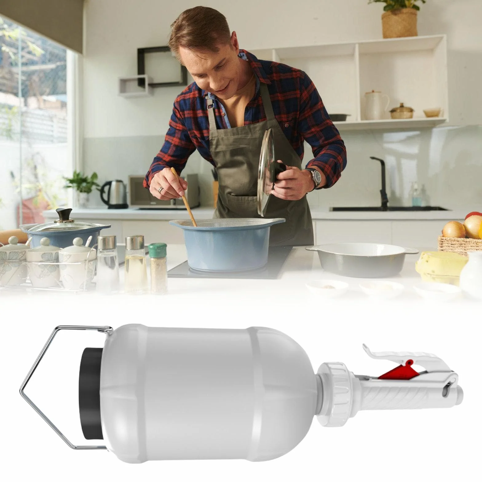 Botella de salsa recargable que ahorra espacio, resistente a fugas, exprimidor de condimentos para uso comercial en cocina comercial, botella exprimible de gran capacidad