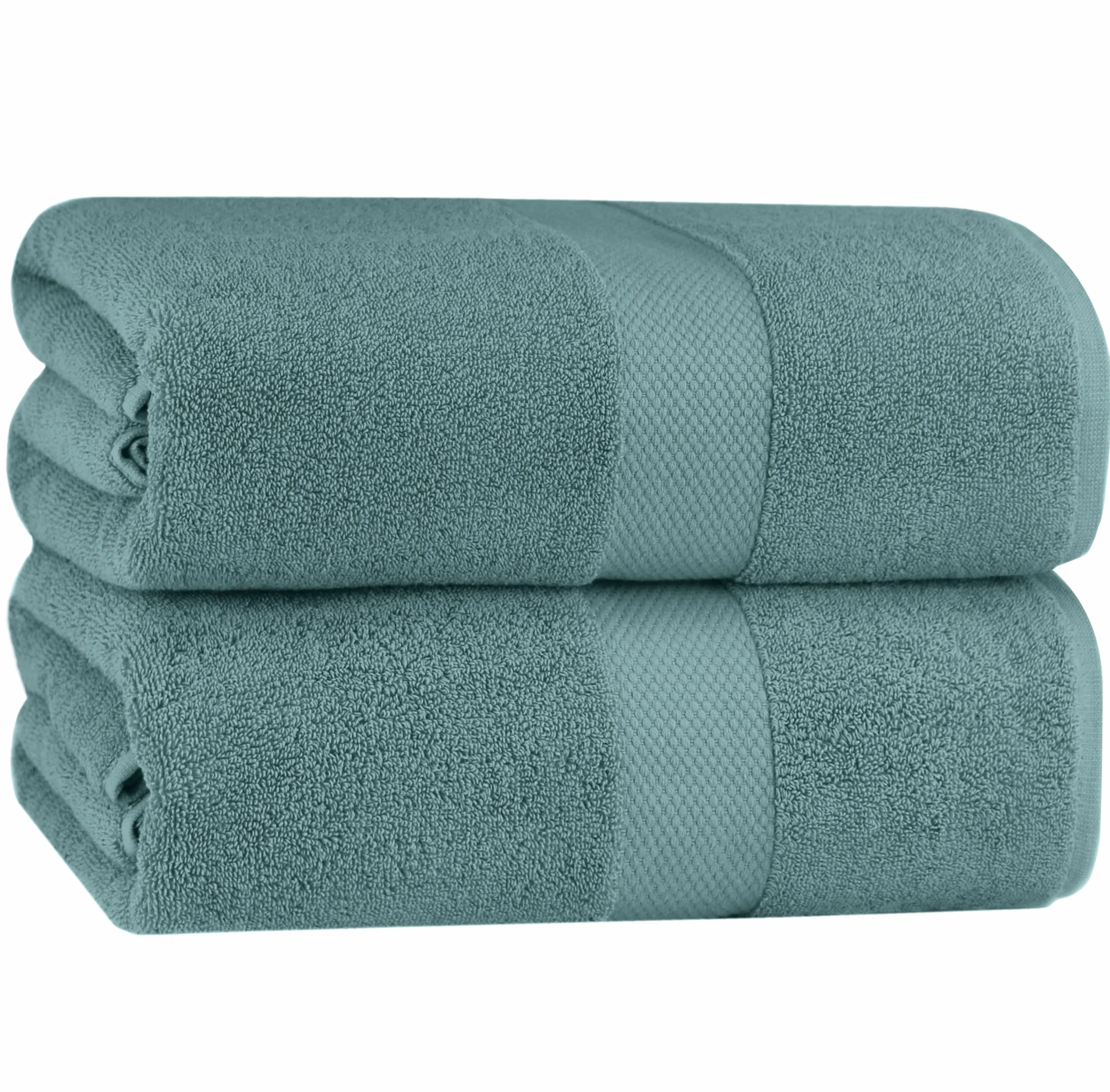 COTTON CRAFT Hotel Spa - Juego de 2 toallas extragrandes extragrandes de 40 x 80 pulgadas, peso pesado de 700 g/m², algodón puro hilado en anillo de 2 capas, suave, absorbente, uso diario, fácil