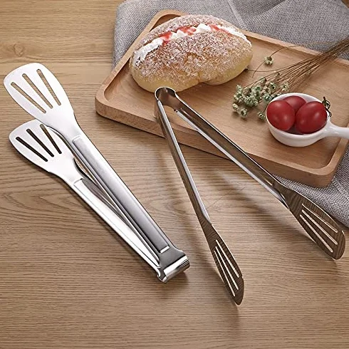 Pinzas para cocinar, Pinzas para Parrilla de Barbacoa, Herramienta para Barbacoa, Ensalada, Pan, Espaguetis, Pinzas para Servir Cocina