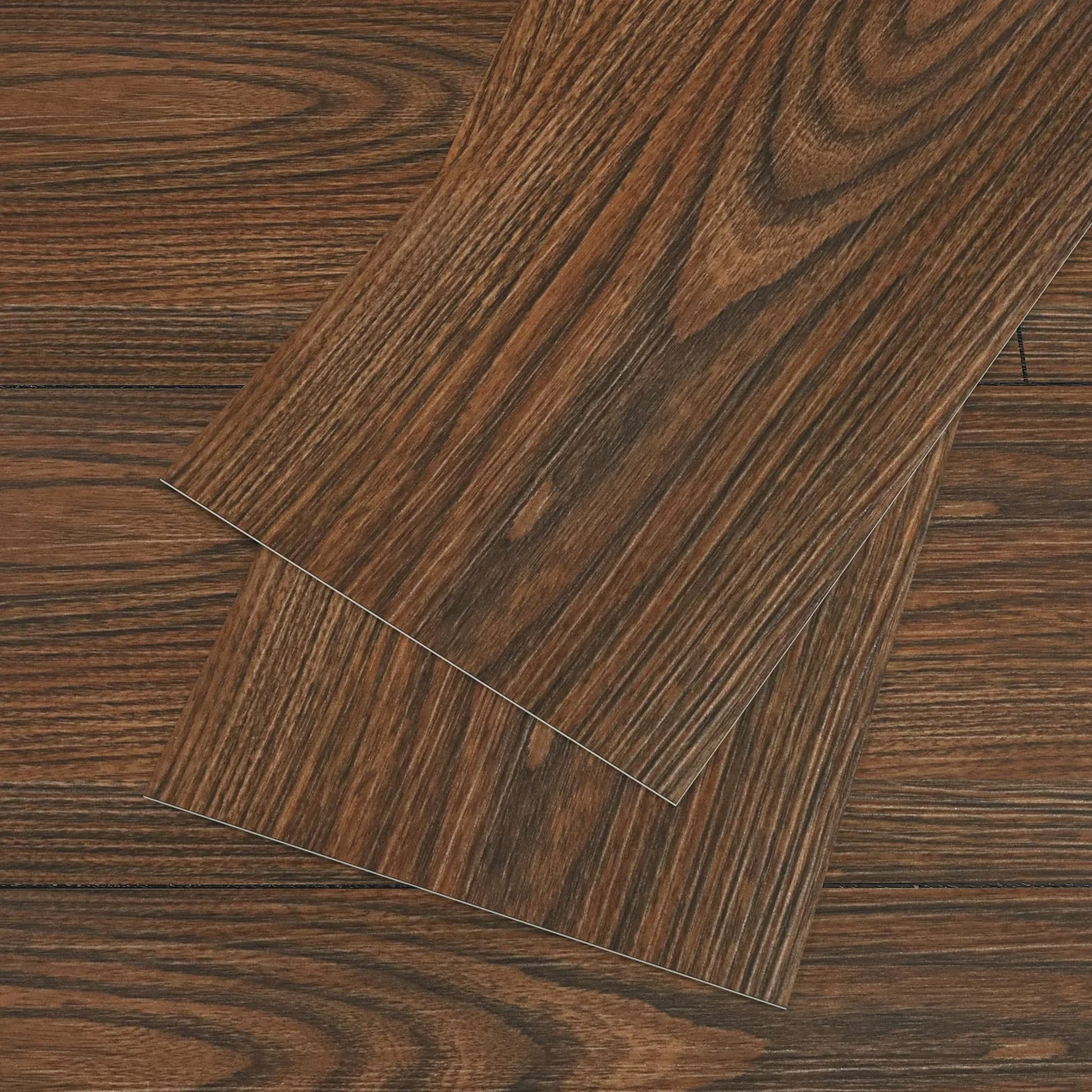 VEELIKE Suelo Vinilo Efecto Madera Marron Vintage Suelo Vinilo Autoadhesivo Baño Vinilos Cocina Azulejos Impermeable Papel Adhesivo Suelo Baldosas Adhesivas Suelo Habitación 90cm×15cm 36 Piezas