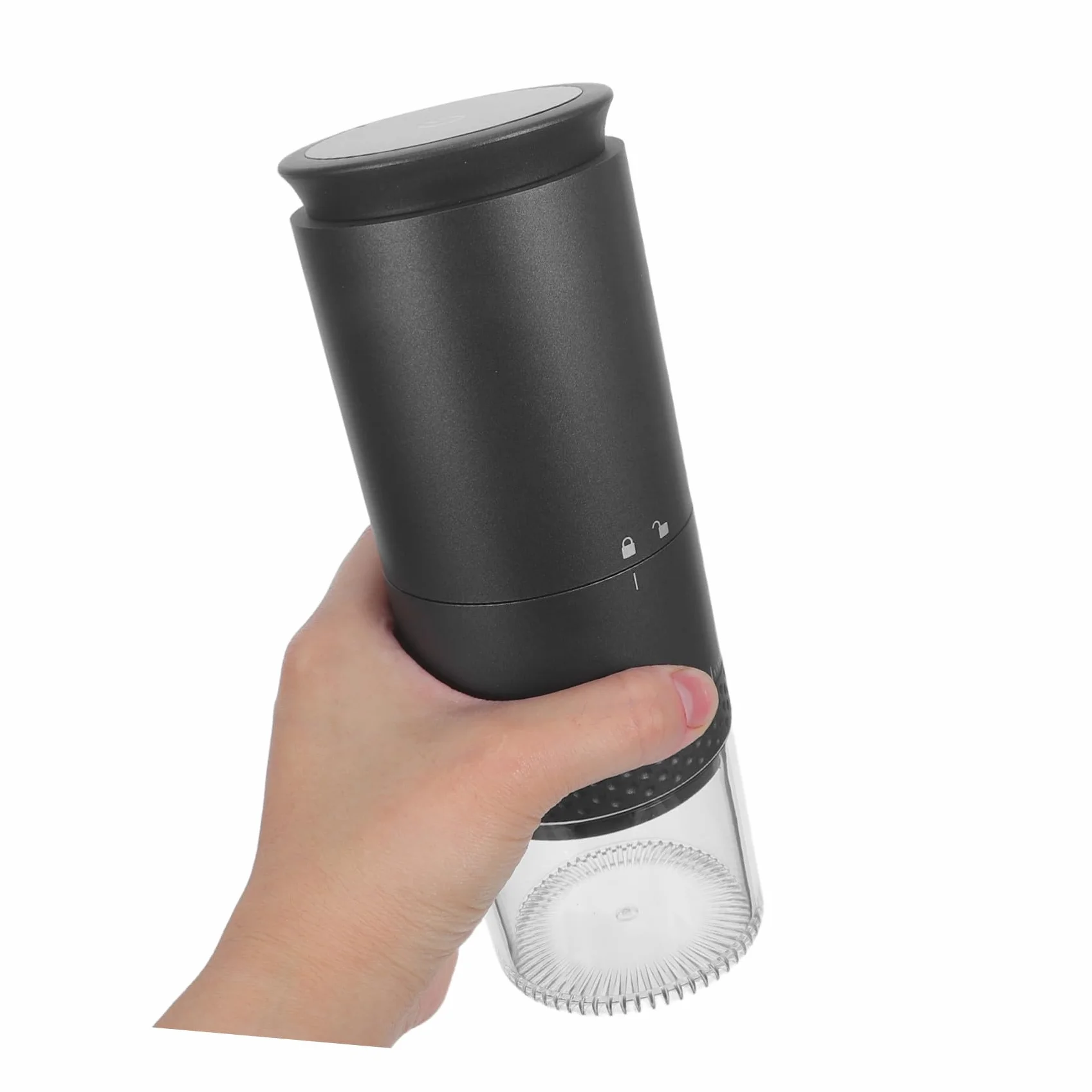 TOPBATHY Molino Eléctrico Compacto para Café y Especias con Tecnología de Molienda Precisa, Capacidad de 25g y Diseño Portátil para Apartamentos Pequeños