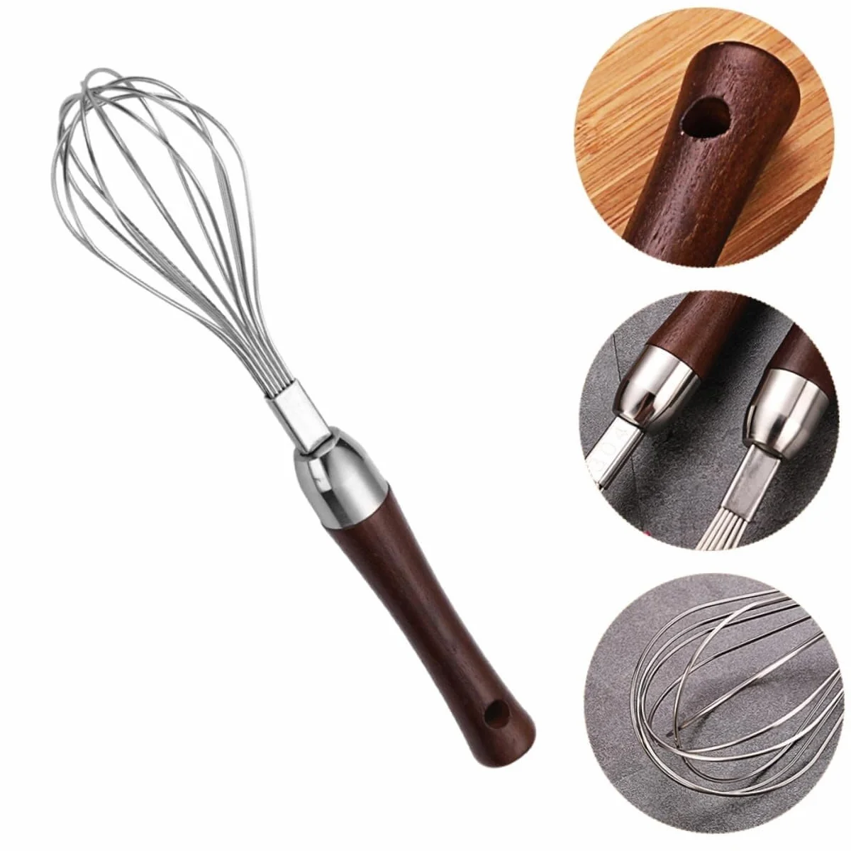 Batidor Varillas Cocina Batidor De Huevos De Mano De Acero Inoxidable, Batidora Manual Pequeña For Hornear, Pastelería De Cocina Barillas Batir Batidor De Huevo