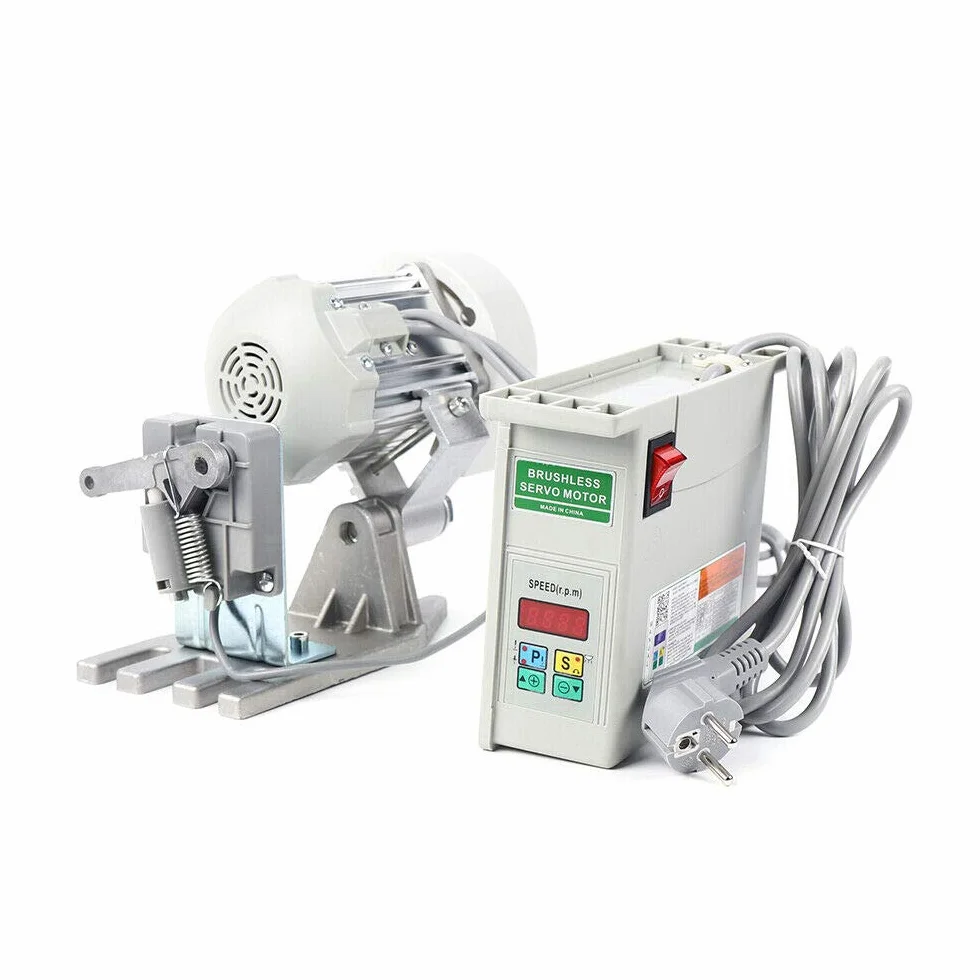 Maquina de coser industrial, Motor eléctrico para máquina, Motor maquina coser 750 W 220 V, servo motor industrial, 500-3500 rpm, para máquinas de coser industriales sin escobillas