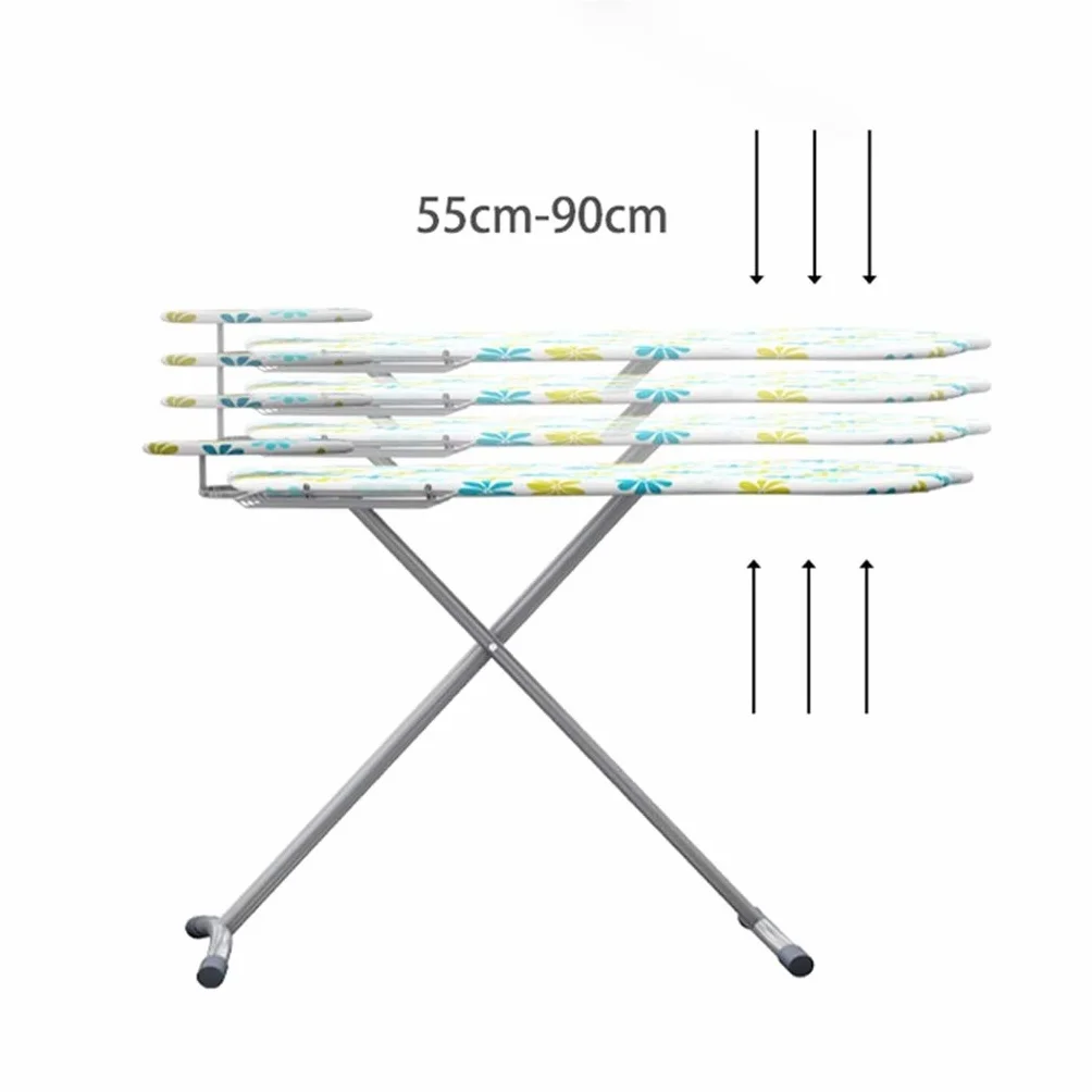 Herramienta de Limpieza Tabla de Planchar Ajustable, Ventilación de Malla de Acero Tabla de Planchar Camisa de Manga Soporte de Hierro Hogar Dormitorio Lavandería Mesa de Planchar