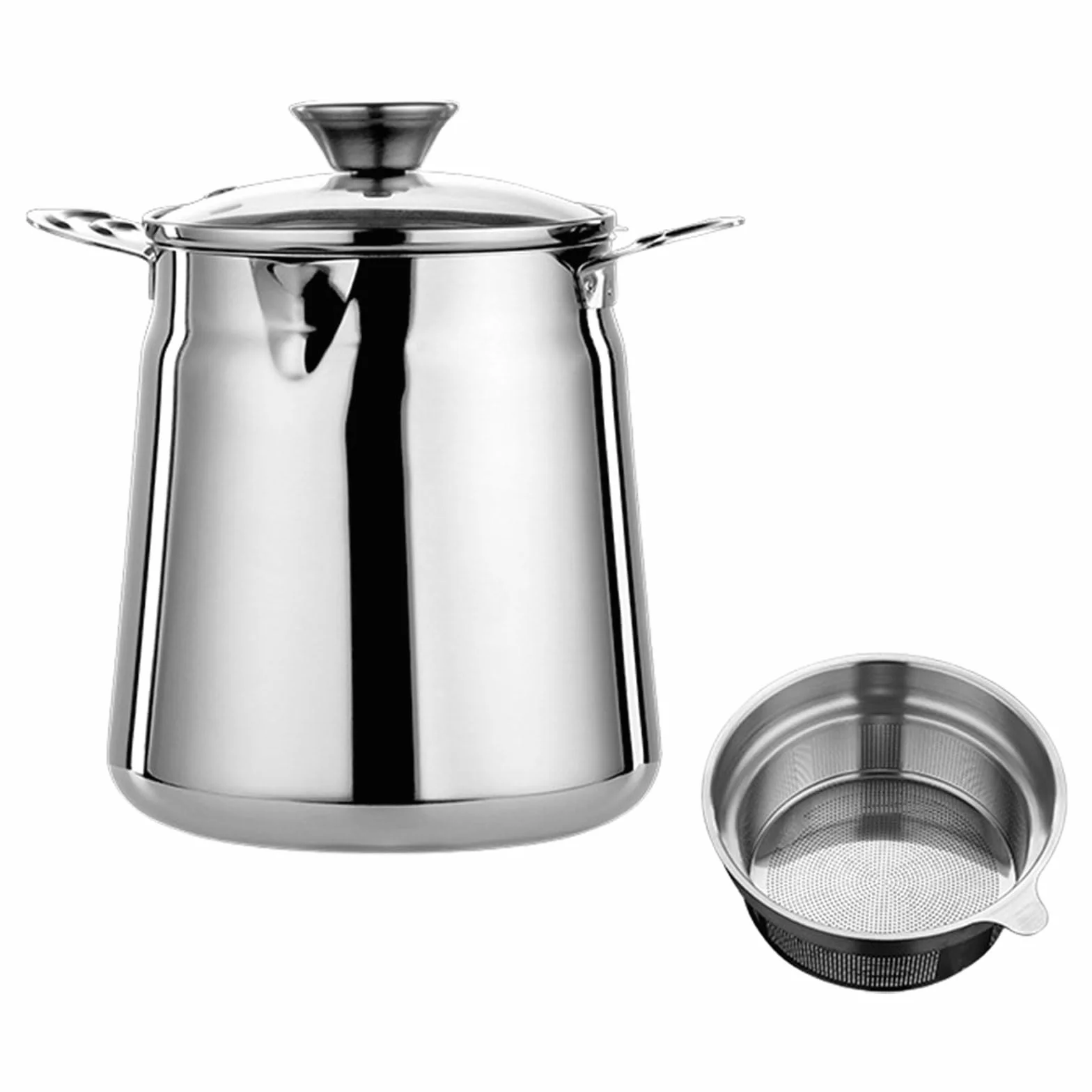 Ollas coladoras de aceite con filtro de alta capacidad de acero inoxidable 316 con capacidades avanzadas de filtrado