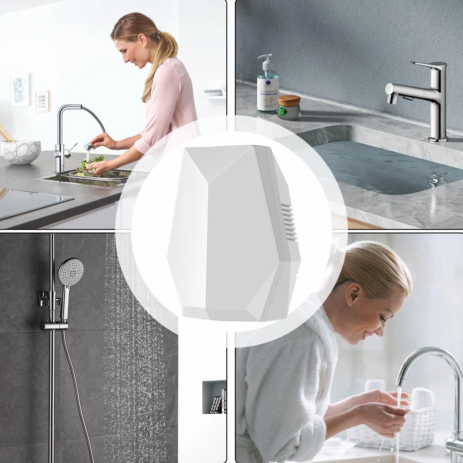 Secador De Manos Eléctrico - Secamanos Compacto Para Baño - Dispositivo Automático De Pared Para Interiores De Hoteles Hogares Y Baños