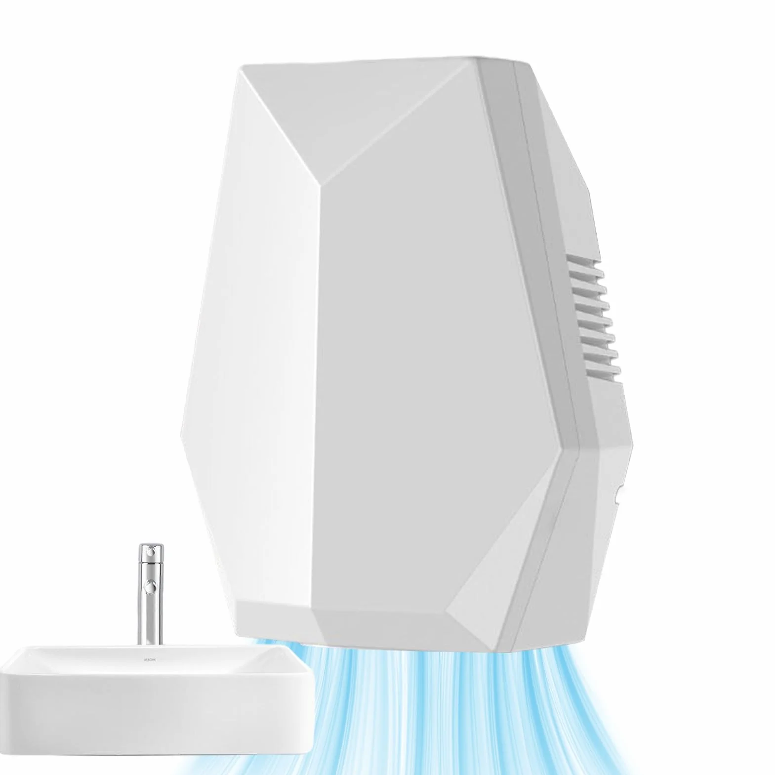 Secador De Manos Eléctrico - Secamanos Compacto Para Baño - Dispositivo Automático De Pared Para Interiores De Hoteles Hogares Y Baños