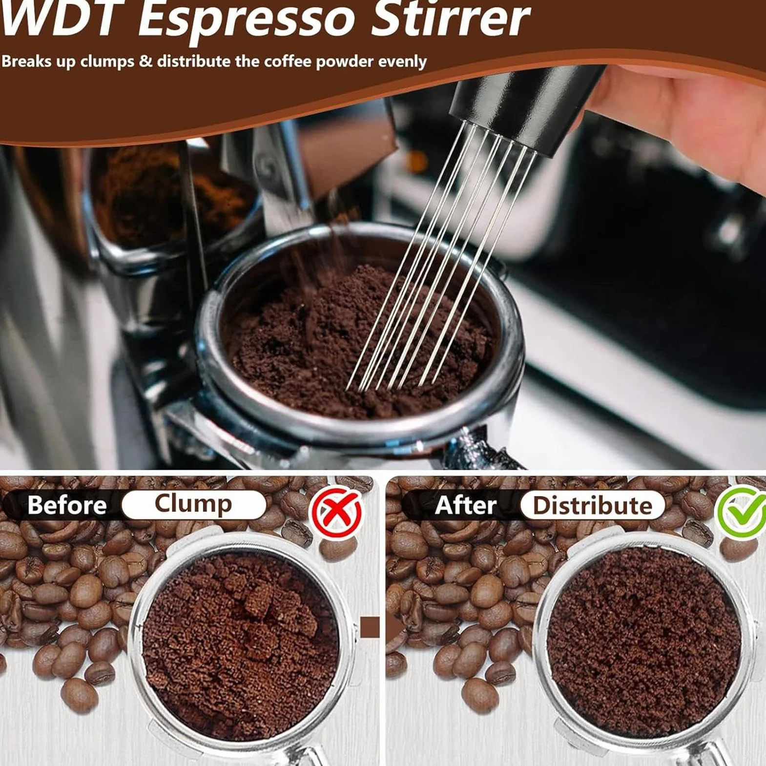 Accesorios para Café Utensilio de para Cocina | Estación de Prensa para Café Para Tienda Bar Cocina Apartamento Cafetería y Entusiastas del Hogar Principiantes