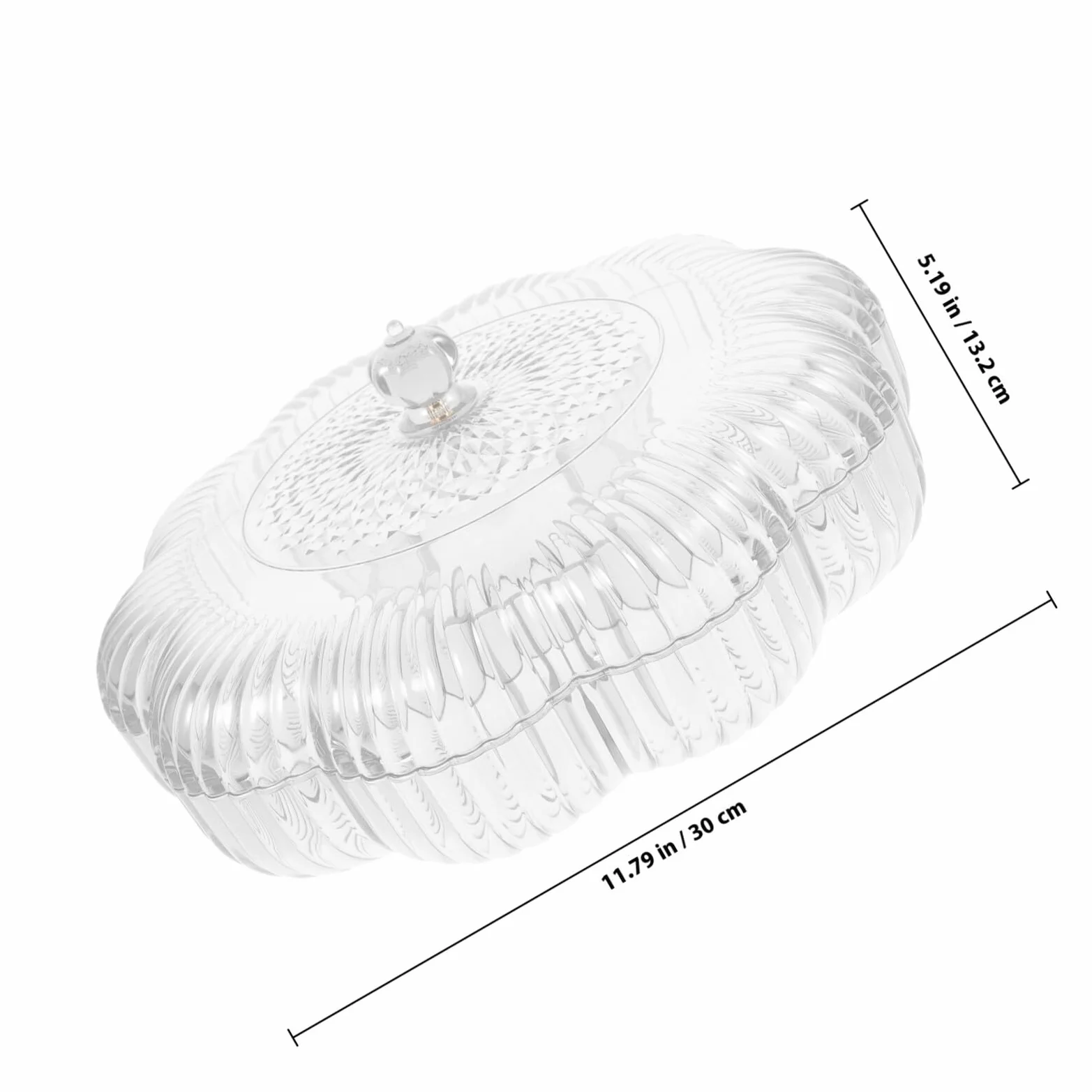 Homoyoyo Bandeja de Dulces Transparente Multifuncional Grande Compartimentos de Plástico para Snacks Hogar Fiesta y Postres