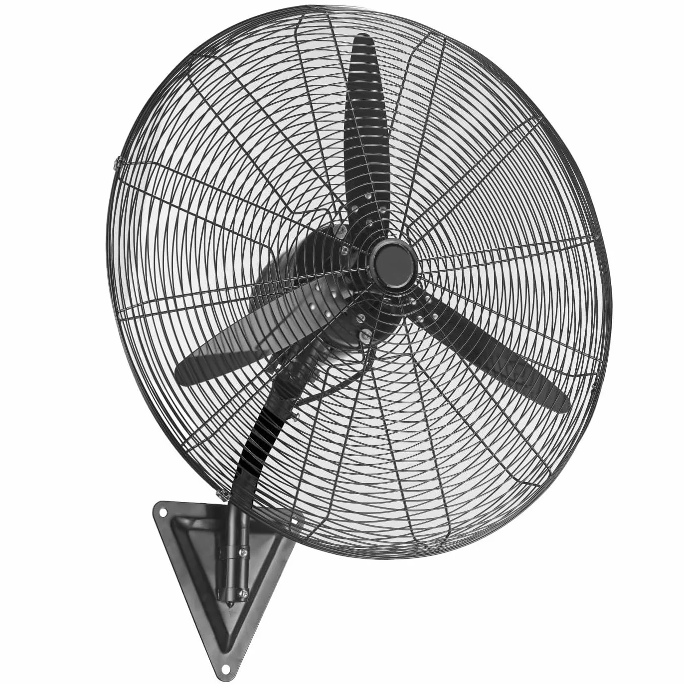 Ventilador Industrial de Pared, 180 W, Acero Inoxidable, 3 Velocidades, Inclinación ajustable Trabajo pesado Oscilante