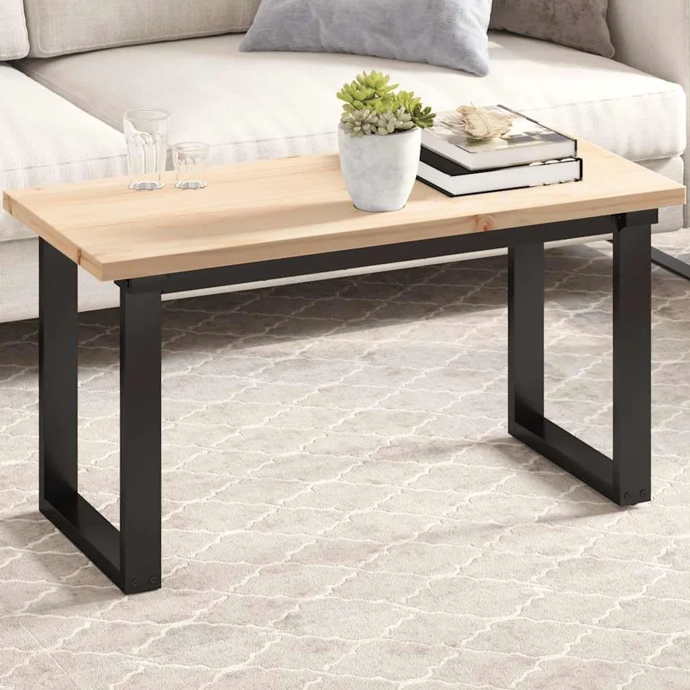 Genérico Tablero de Mesa Rectangular Madera Maciza Pino 90x40x2,5 cm,Accesorios para mesas,Tableros para mesas-847429