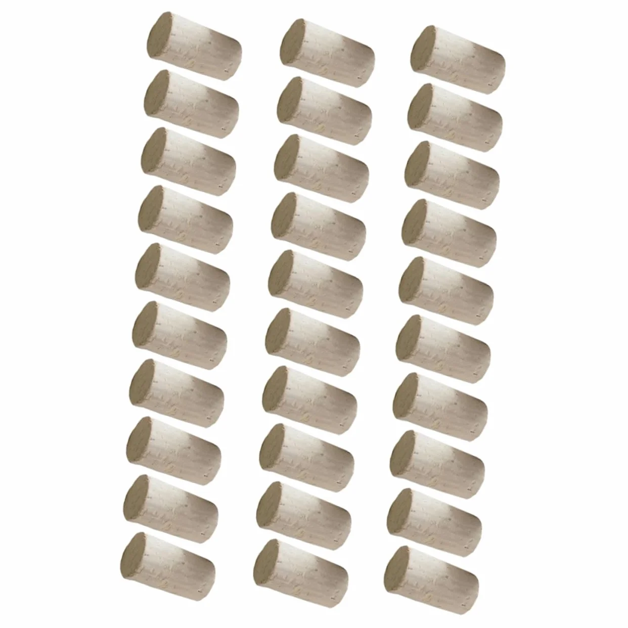 SHOWERORO Juego De 3 Tapones De Corcho para Vino para Sellar Botellas Herméticos Y para Conservar El Vino (30 Unidades)