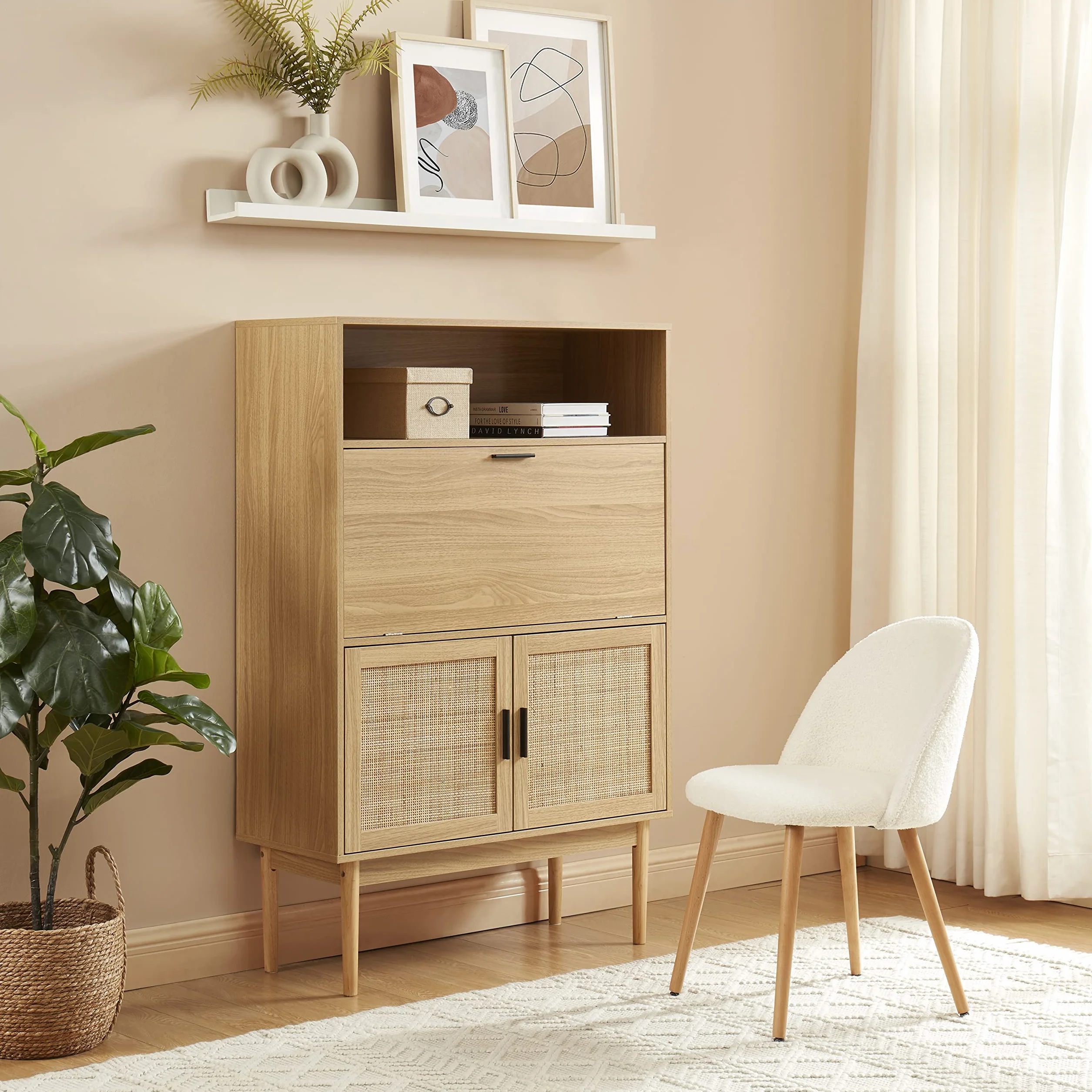BAÏTA Secretaria Amana cannaba Rattan 90cm