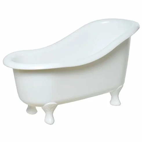 Udo Schmidt Bañera decorativo de plástico 26 x 13 x 14 cm Blanco