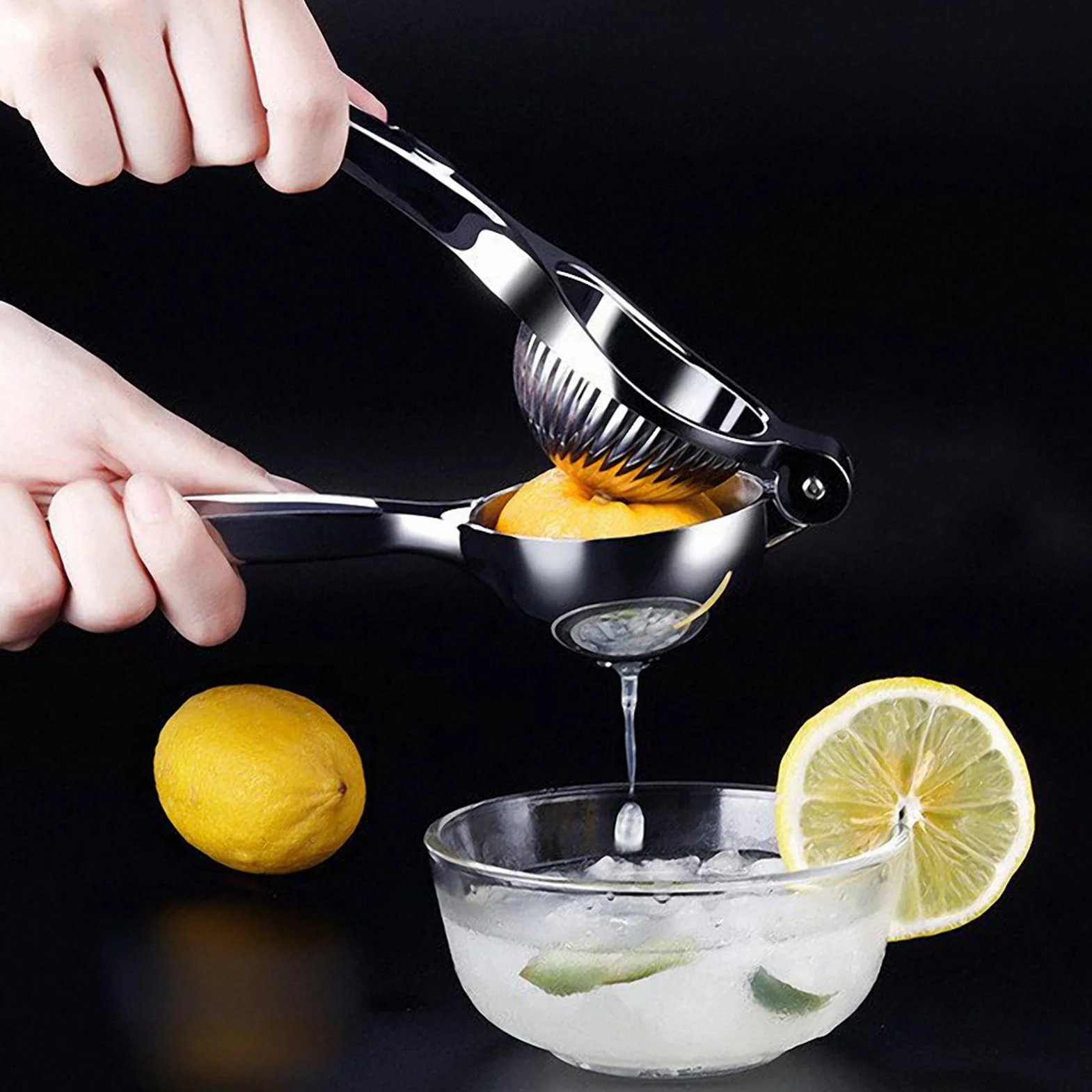 exprimidor, Exprimidor de cítricos acero inoxidable 304 con mango ergonómico(6.0cm)