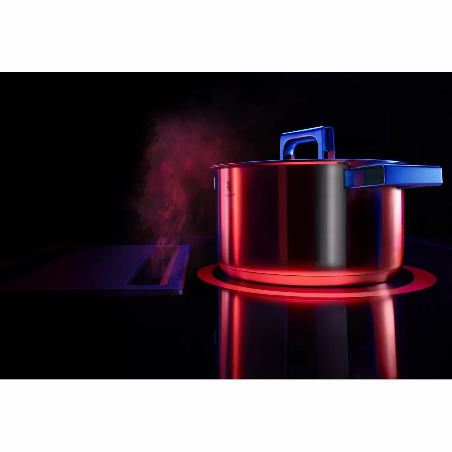 WMF Ultimate Cool - Olla de 20 cm Con Tapa, Cacerola Pequeña de 3,7 L de Acero Inoxidable Cromargan Mate Apto para Inducción, Sin Revestimiento, Apta para Lavavajillas