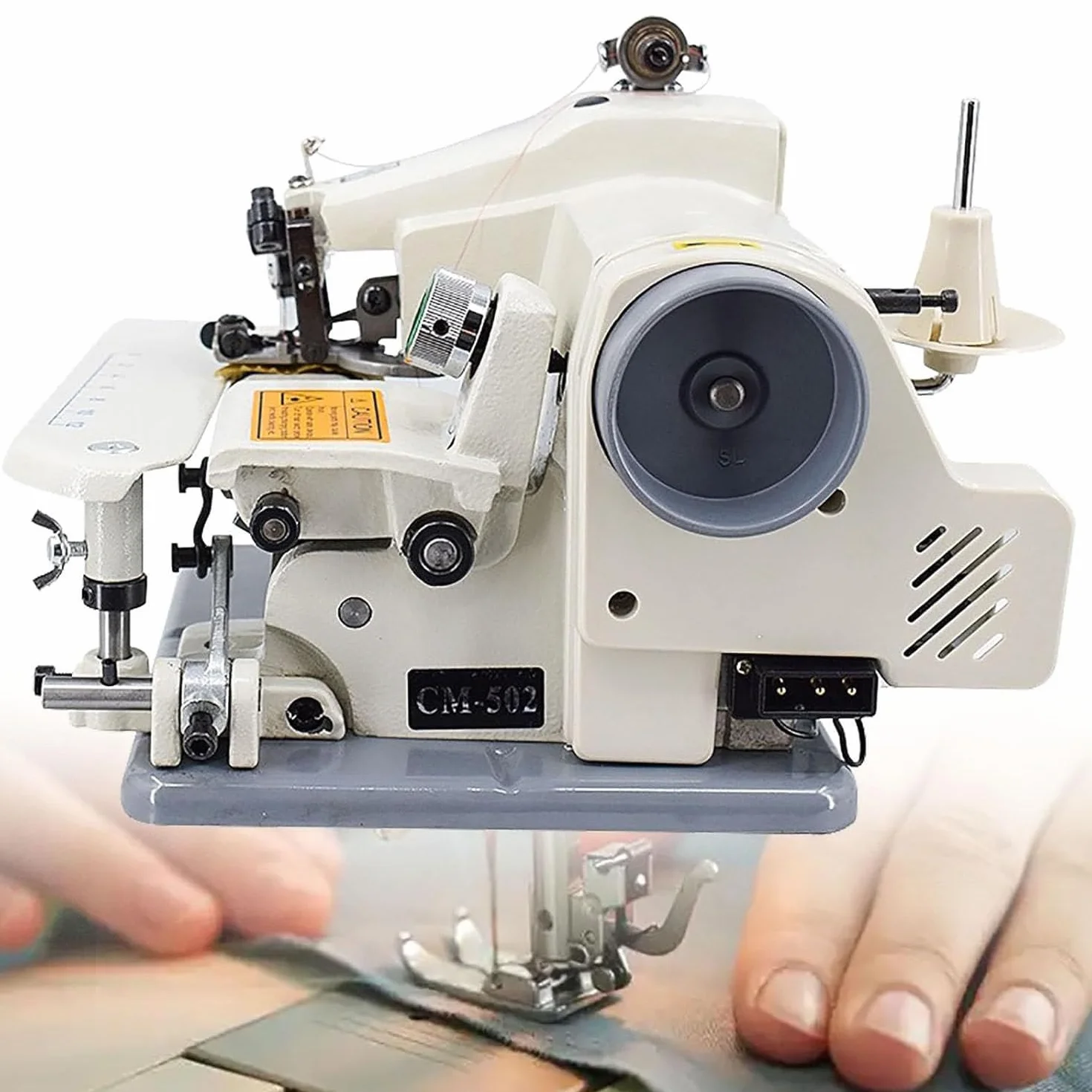 Máquina de coser y bordar portátil, dobladillo con pedal y 10 agujas, alta velocidad para proyectos de bricolaje
