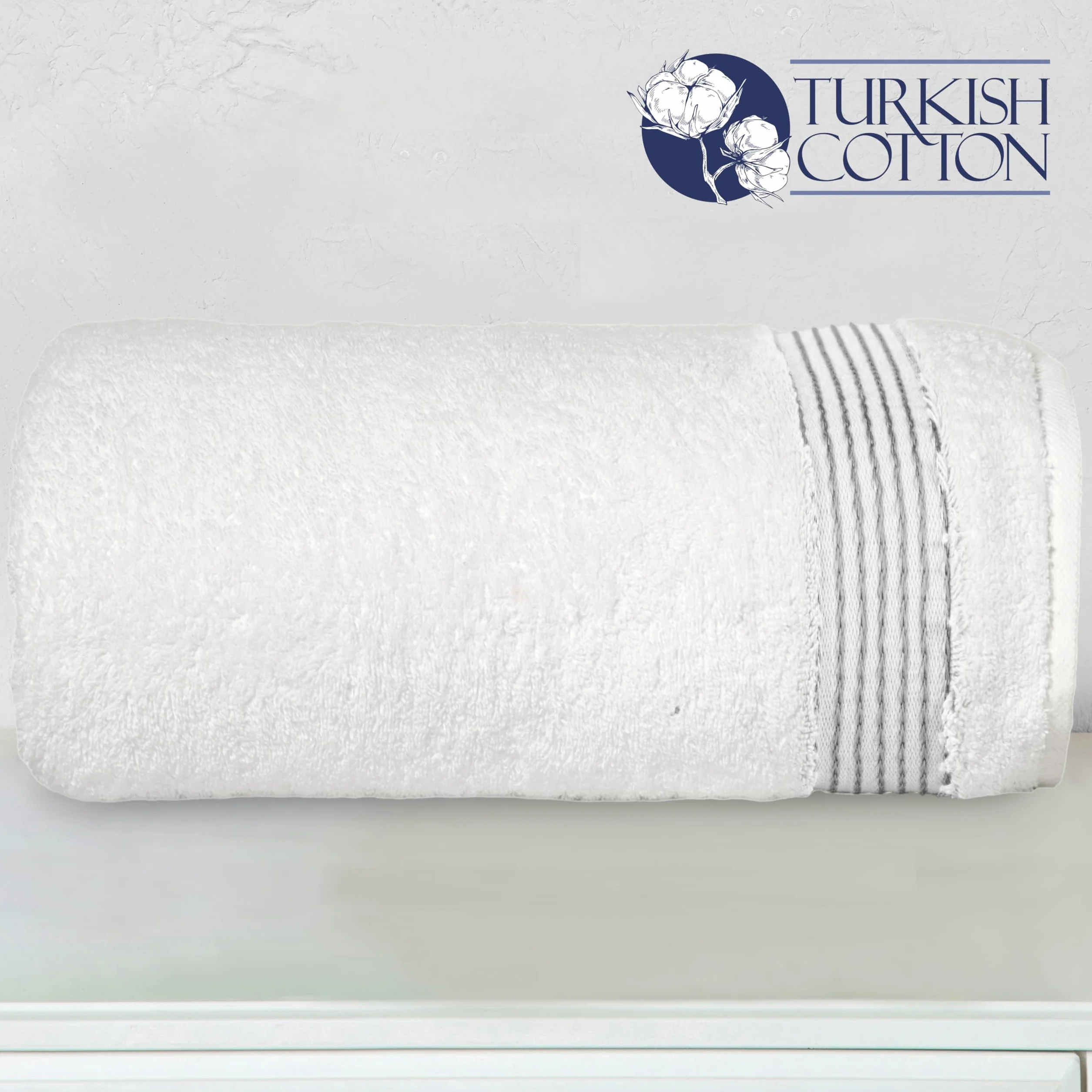 Elegant Comfort Toallas de baño de Gran tamaño de 1 Pieza súper Suaves y Altamente absorbentes, 40 x 80 Pulgadas, lujosas Toallas de baño extragrandes de 100% algodón Turco de Calidad de Hotel y SPA