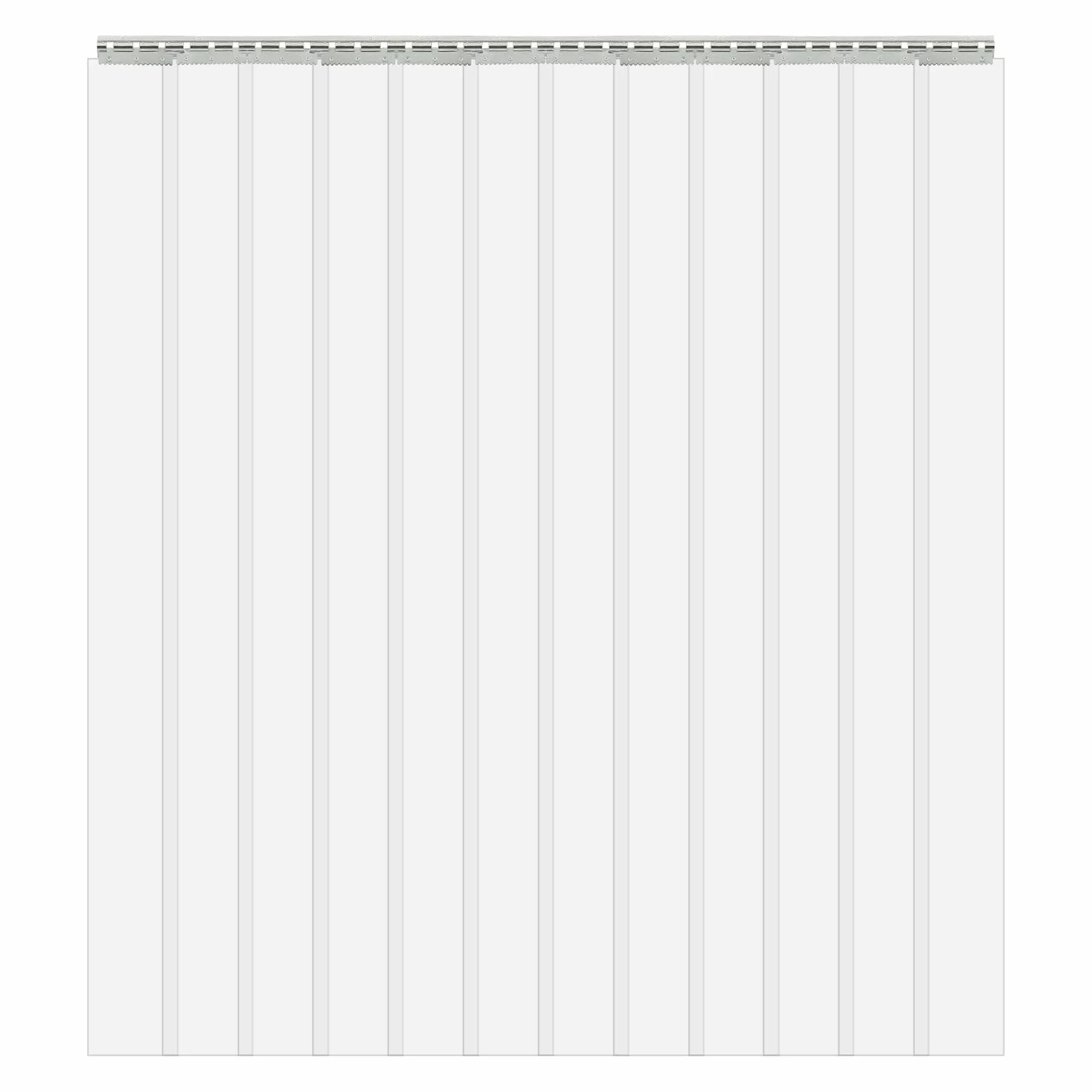 Cortina de puerta de PVC para congeladores, cortina de puerta para la industria de almacenamiento y garaje, transparente para habitaciones con aire acondicionado, entradas de supermercados, 1,8