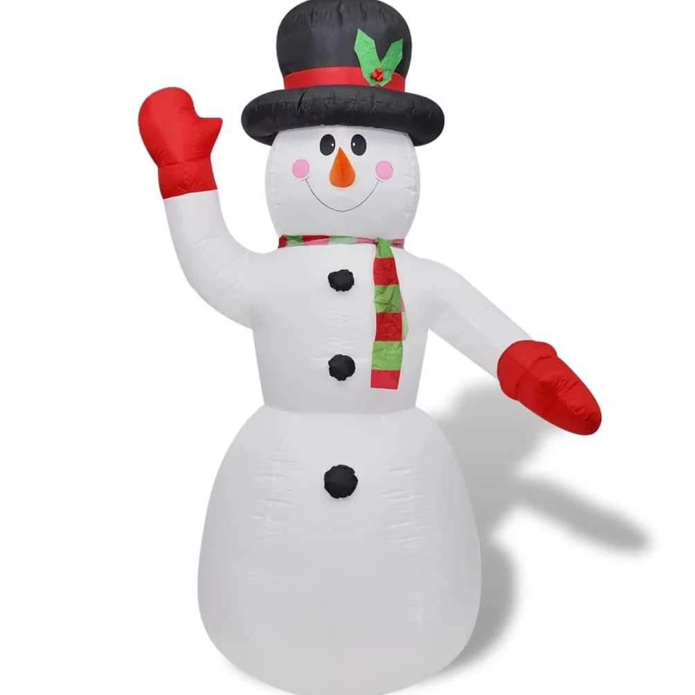 vidaXL Muñeco de Nieve Inflable 240 cm