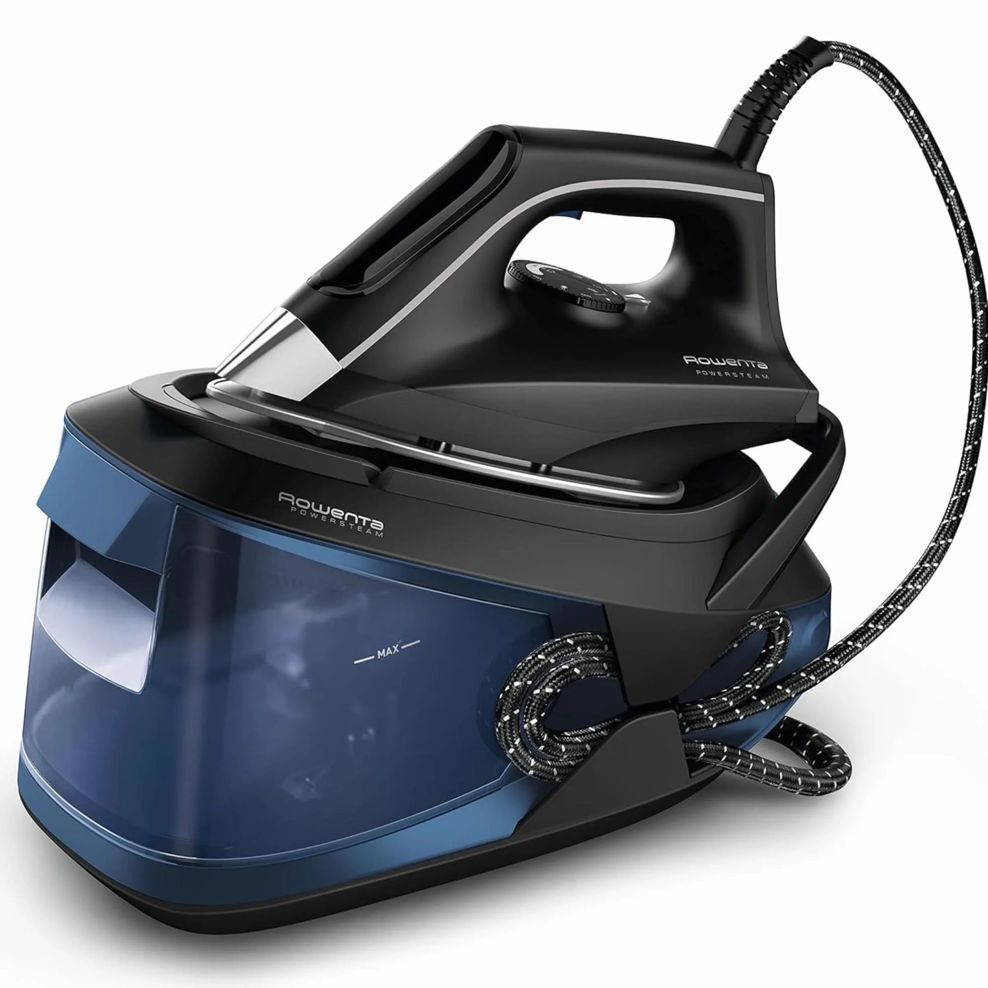 Rowenta Powersteam - Centro de planchado alta presión 6,2 bares, Golpe de vapor de 340 g/min, Continuo de 120 g/min, Suela MicroSteam con depósito de 1,7 L y Modo Eco, Para todos los tejidos, VR8315