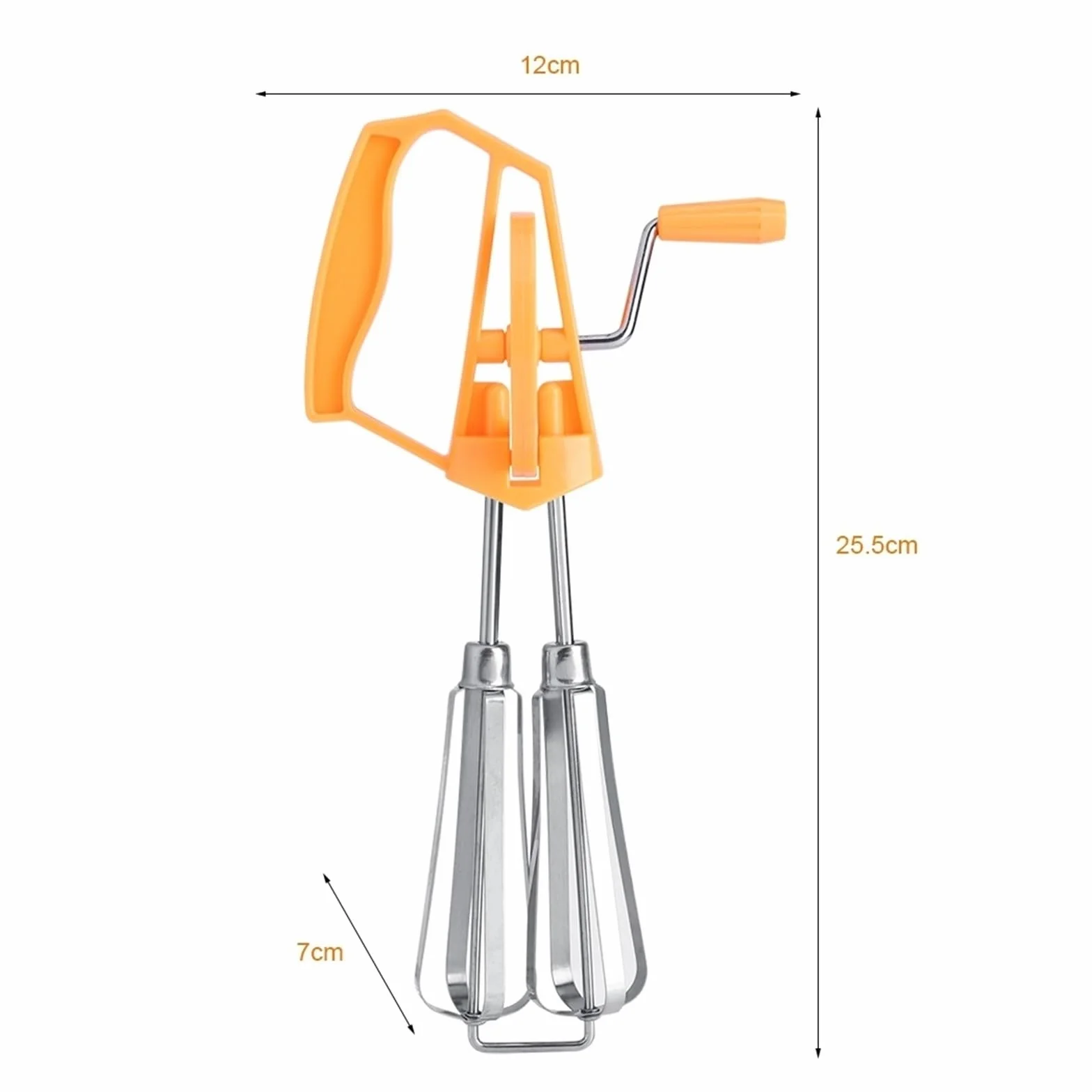 Batidor manual de acero inoxidable batidor huevos mezclador for cocina herramienta salsas for hornear