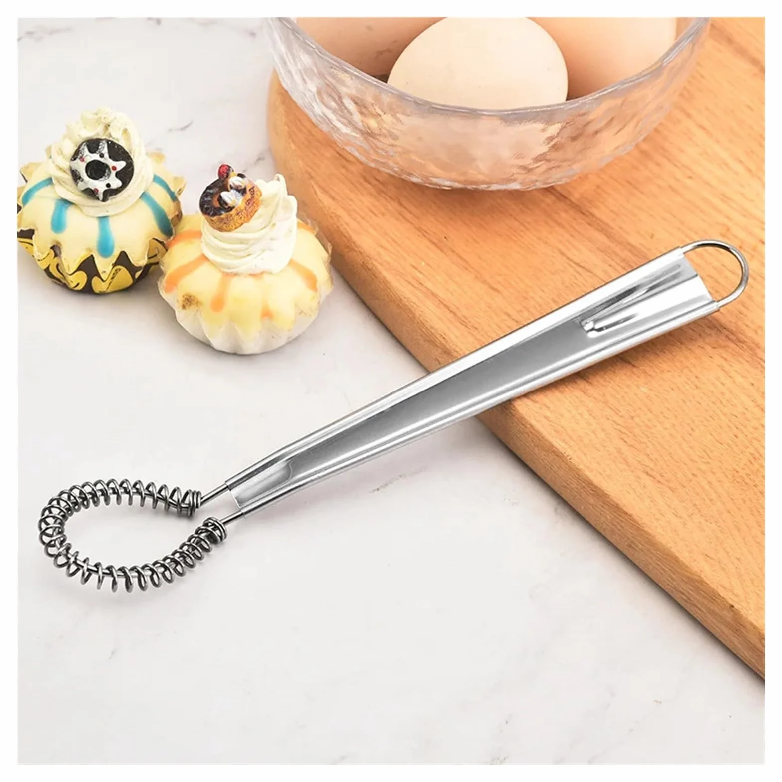 Batidor de huevos Manual acero inoxidable batidor manual for salsas crema