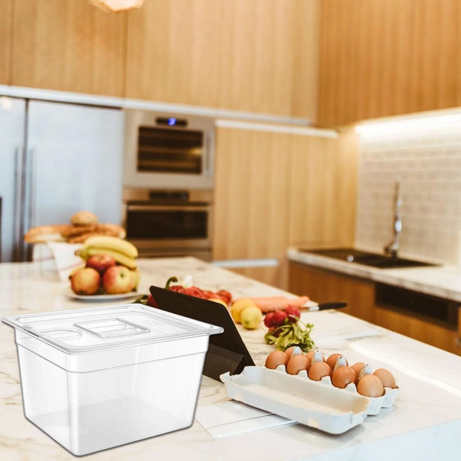 Recipiente de cocina de baja temperatura 12 L para cocción lenta