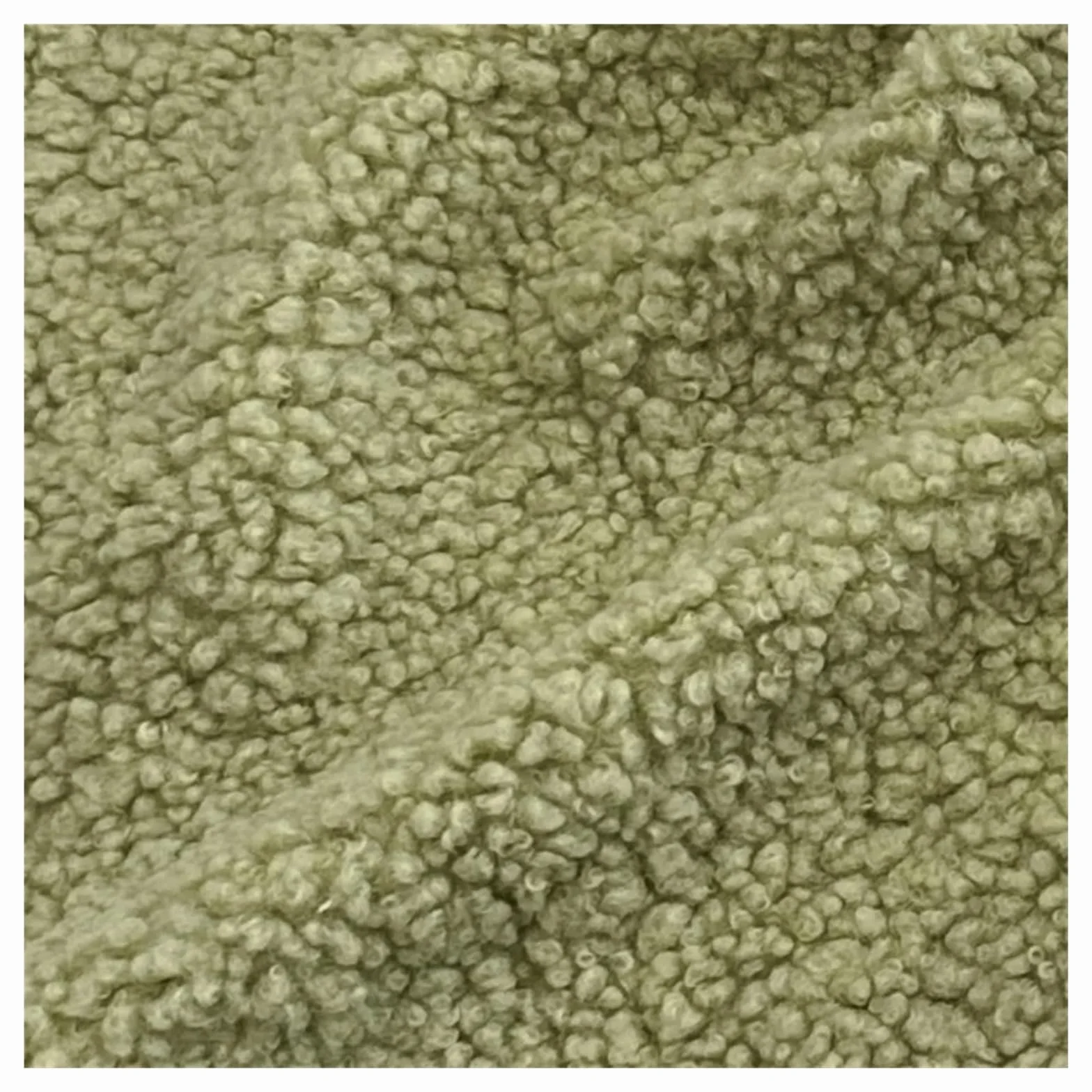 Tejido de forro polar de punto Tela polar de partículas pequeñas, pantalones Cachemira, telas for mantel, ropa hecha a mano, tela costura Diy(Khaki)