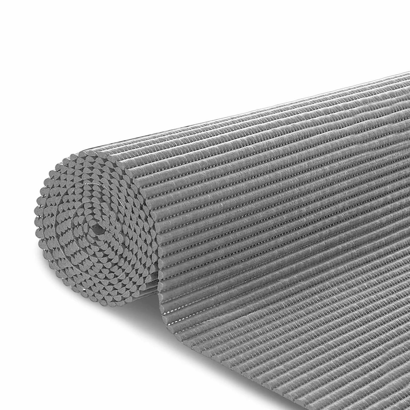 MERCURY TEXTIL Alfombrilla Antideslizante Goma Eva 200x65cm Gris Impermeable Protección Cajones Estantes