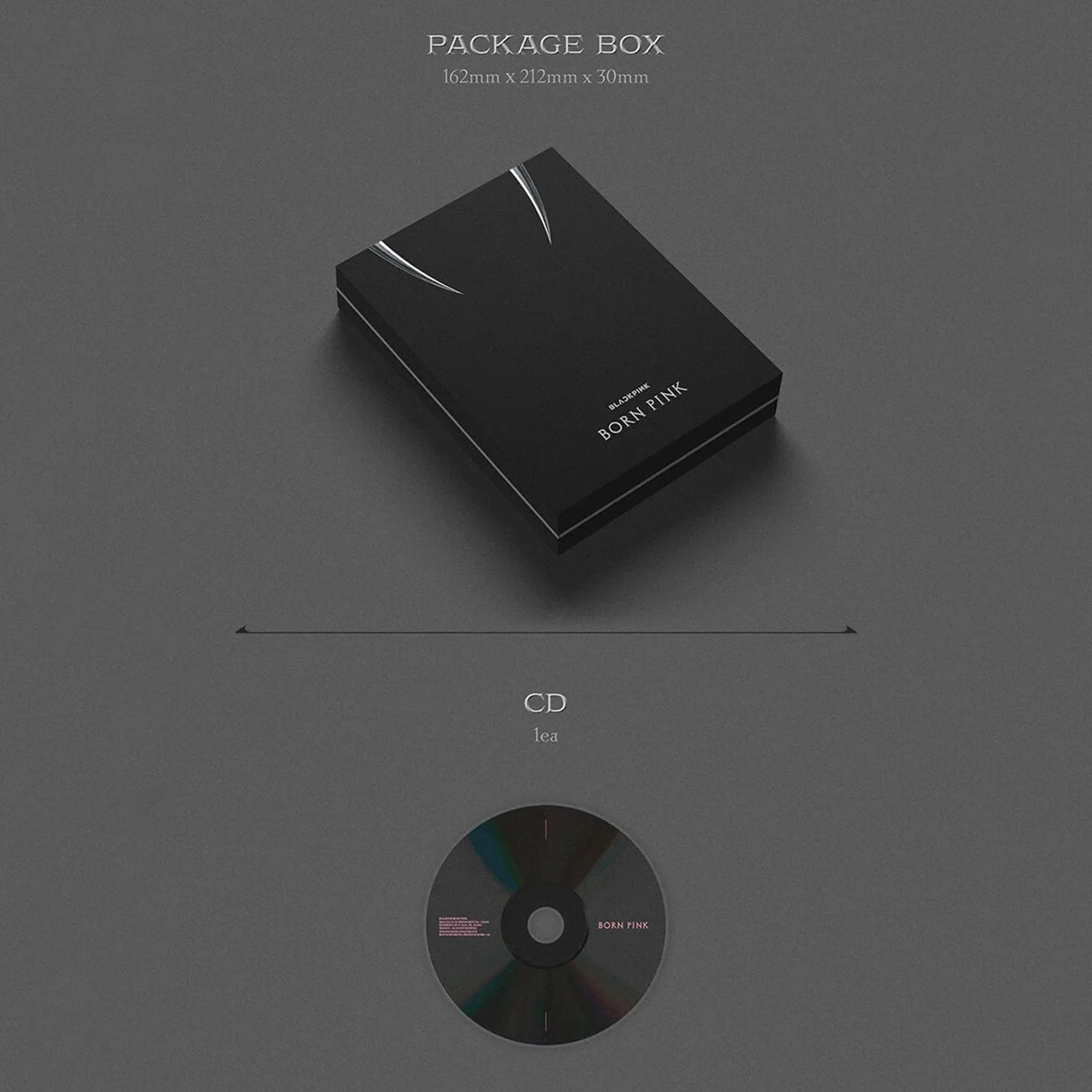 BLACKPINK BORN PINK BLACK Ver. CD Photobook Set