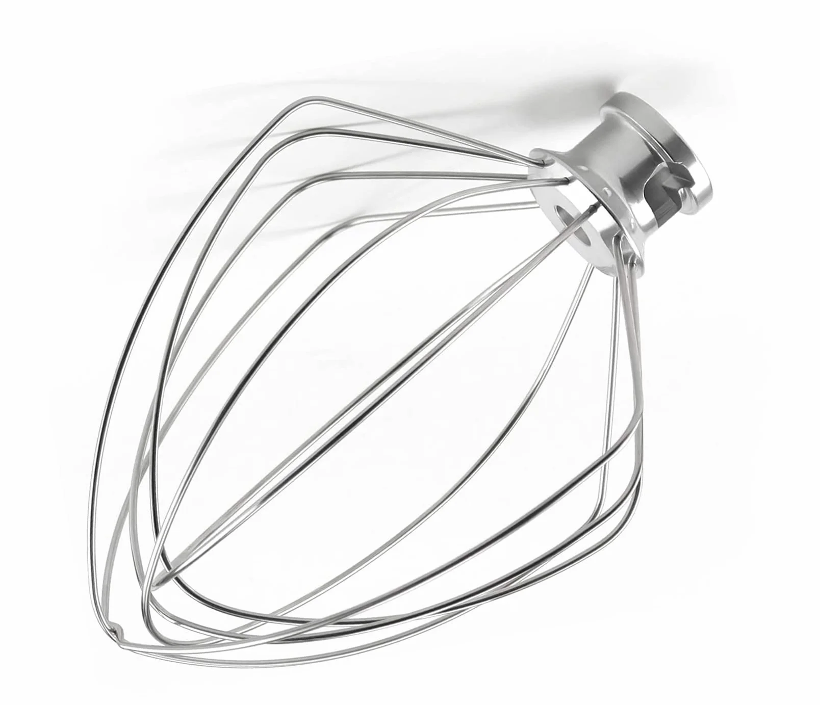 KN256WW 6 QT Látigo de alambre de acero inoxidable para KitchenAid soporte mezclador accesorio de reemplazo, huevo crema agitador, pasteles mayonesa batidor