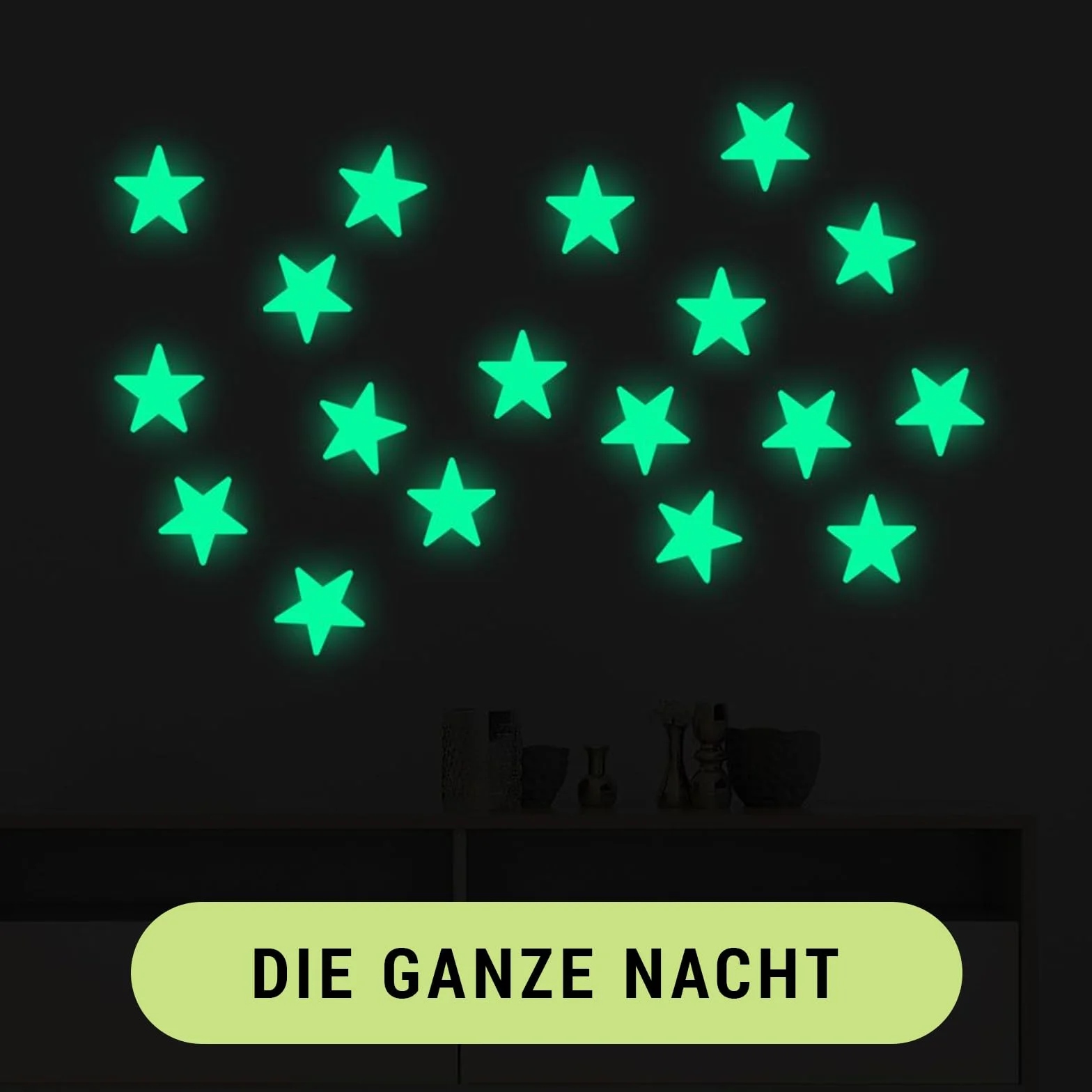 Pegatinas Fluorescentes Estrellas Luminosas para Niños Decoración Dormitorio Infantil