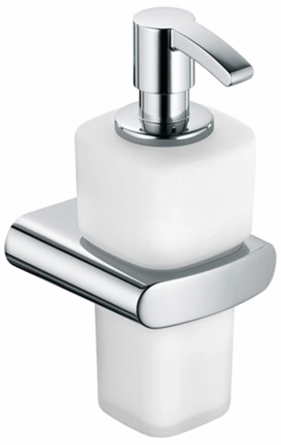 Dosificador de jabón KEUCO Elegance para jabón en Espuma, 220 ml de Capacidad, Cromado, 11653019000