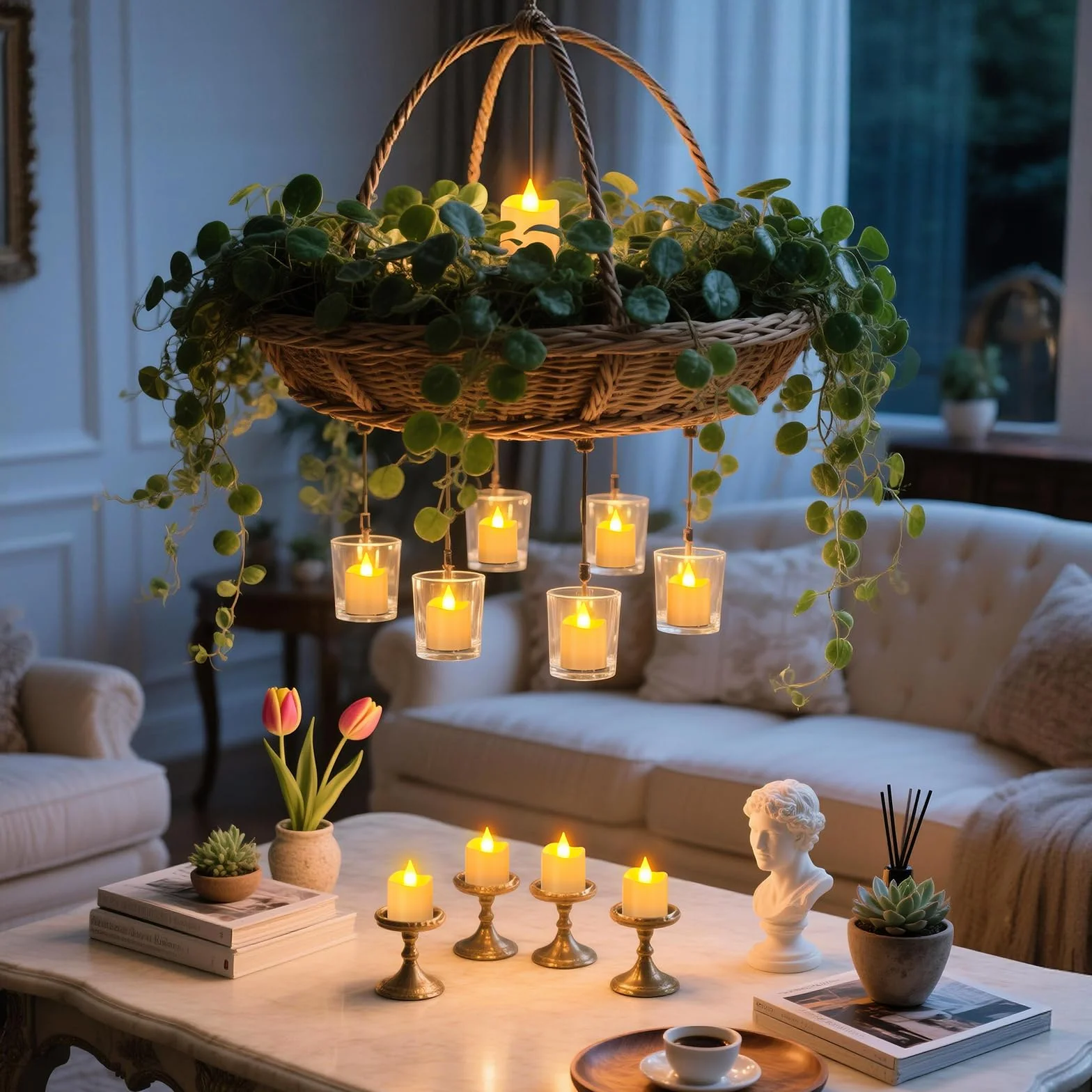 Yme 12 Piezas Velas de Té LED Recargables USB con Base de Carga, Vela LED Efecto Llama Velas Electricas Decorativas con Mando a Distancia para Halloween Navidad Fiesta Hogar Cara Decoración
