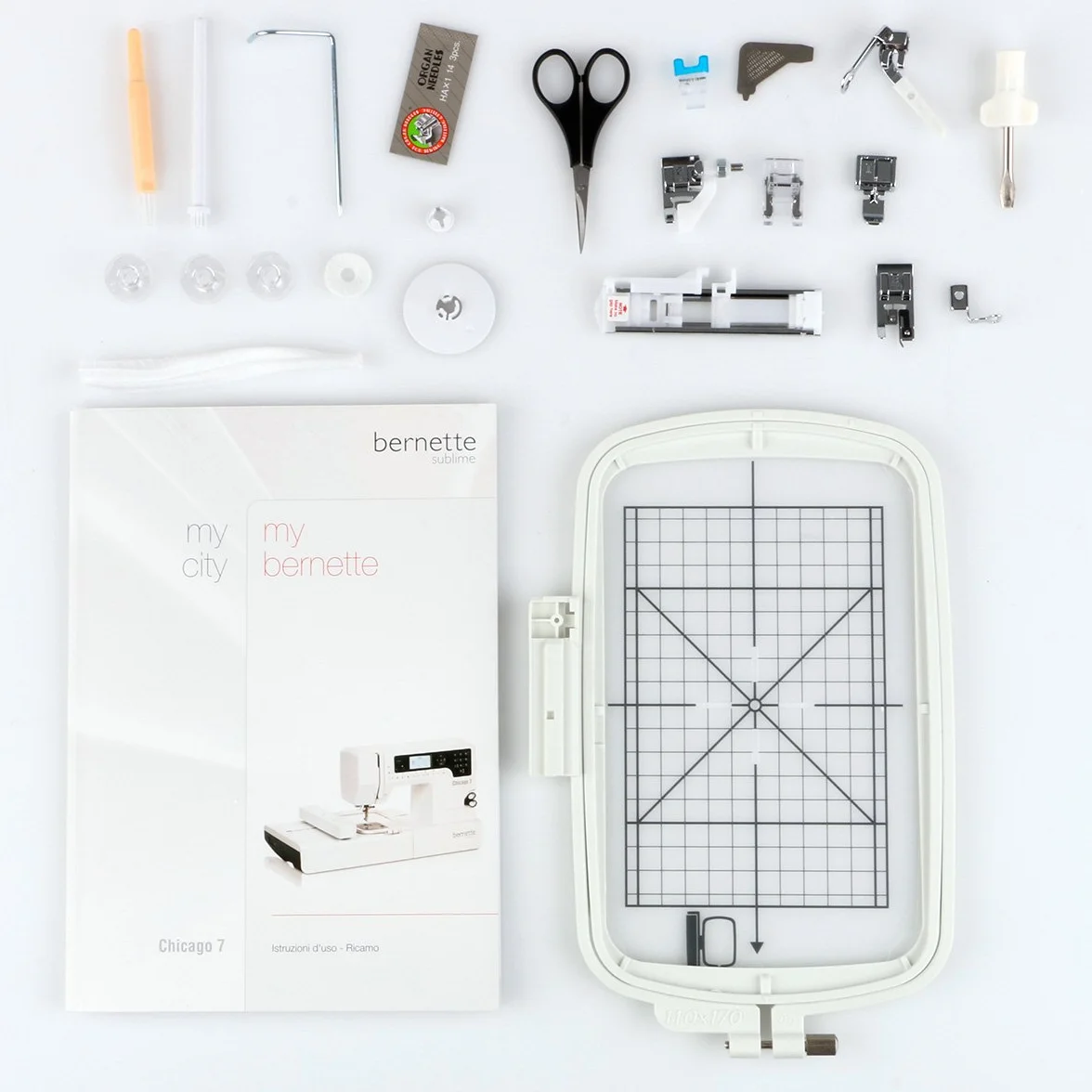 BERNINA 4260366210536 - Maquina de Coser y Bordar Bernette Chicago 7