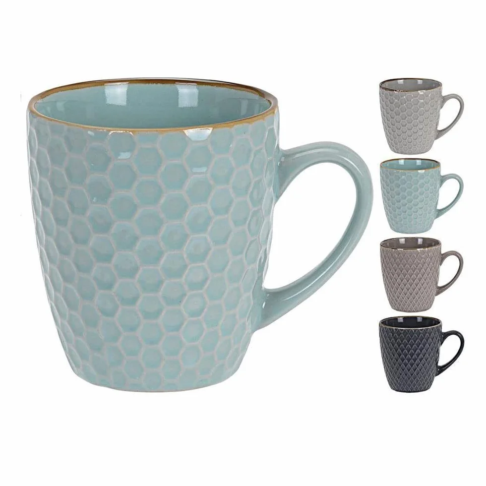 SET 4 TAZAS CAFÉ 200ml COLORES SURTIDOS