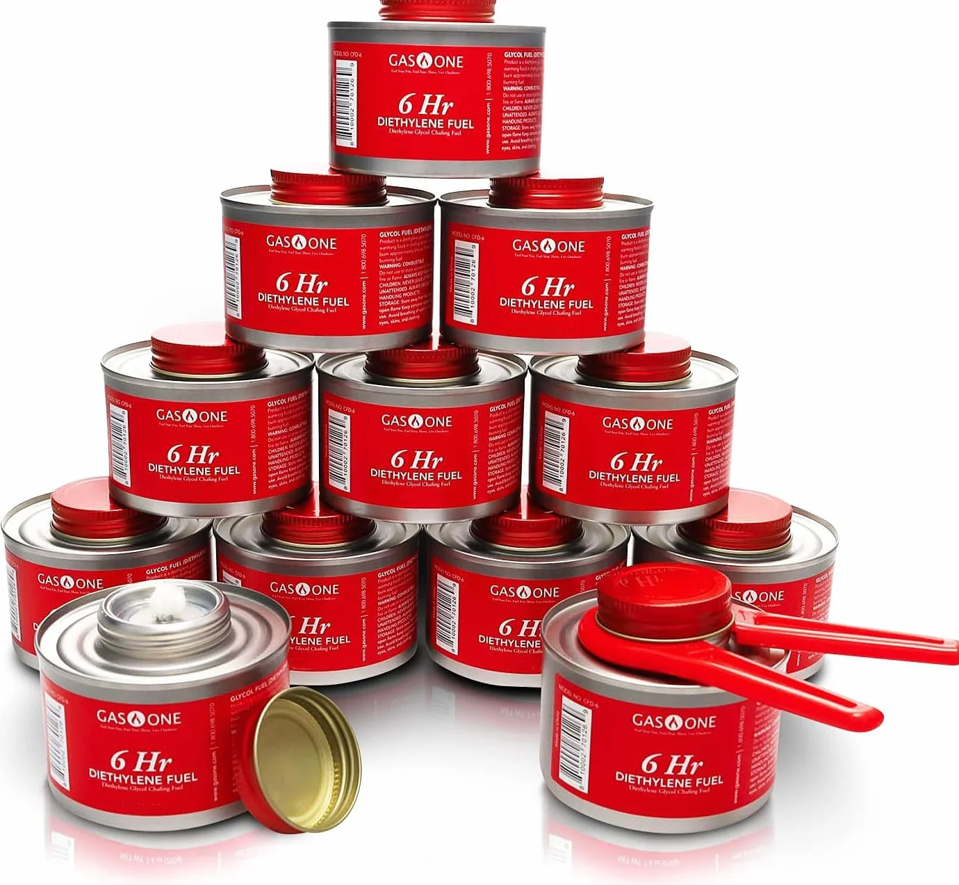 GASONE Cooking Wick Liquid Safe Fuel Abrebotellas de Combustible y Tapa para Rozaduras