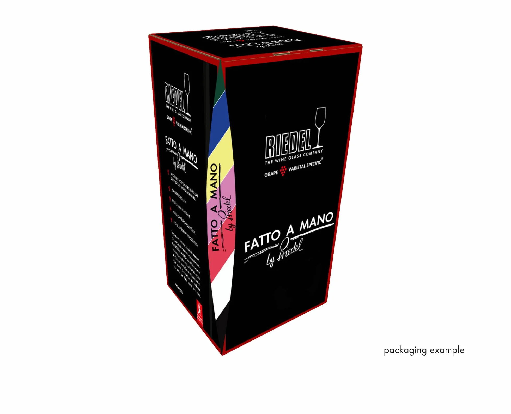 RIEDEL Fatto A Mano Syrah - Copa de vino, color rosa