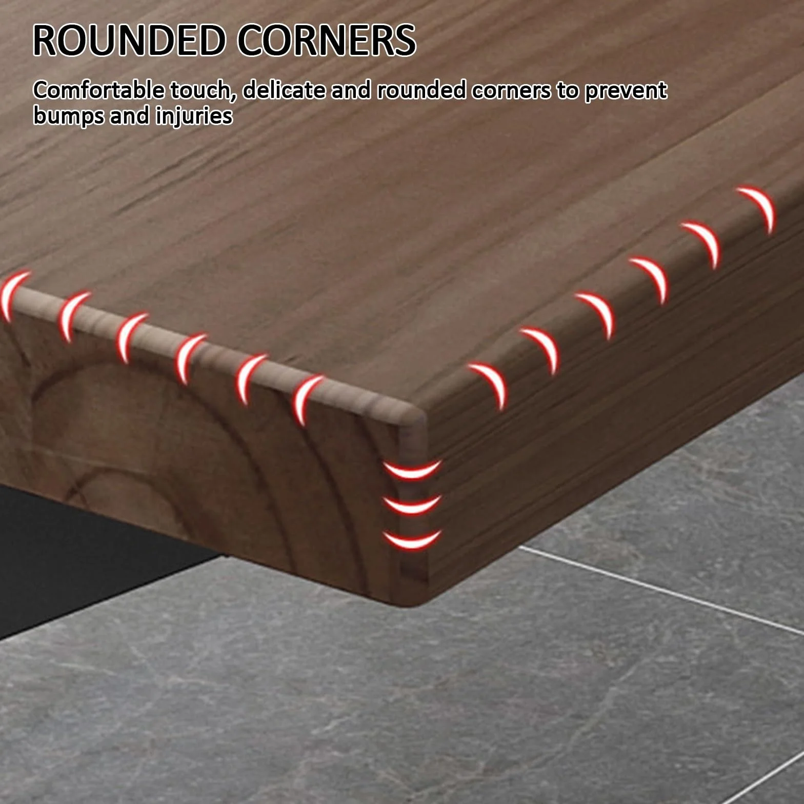 Mesa de conferencias de oficina grande, extra gruesa, marco de metal resistente, ideal para reuniones y entrenamiento, asientos de 4 a 8 personas, diseño moderno para espacios profesionales