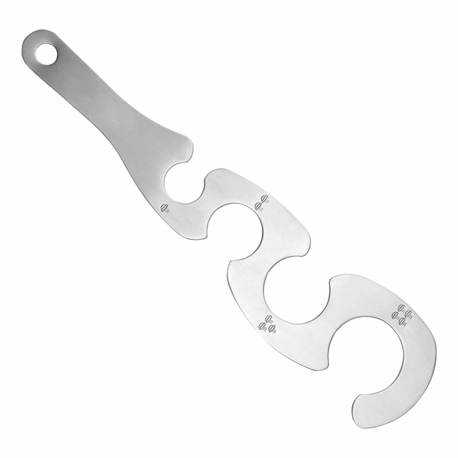 Medidor de Espaguetis de Acero Inoxidable Herramienta para Medir Pasta en Forma de S
