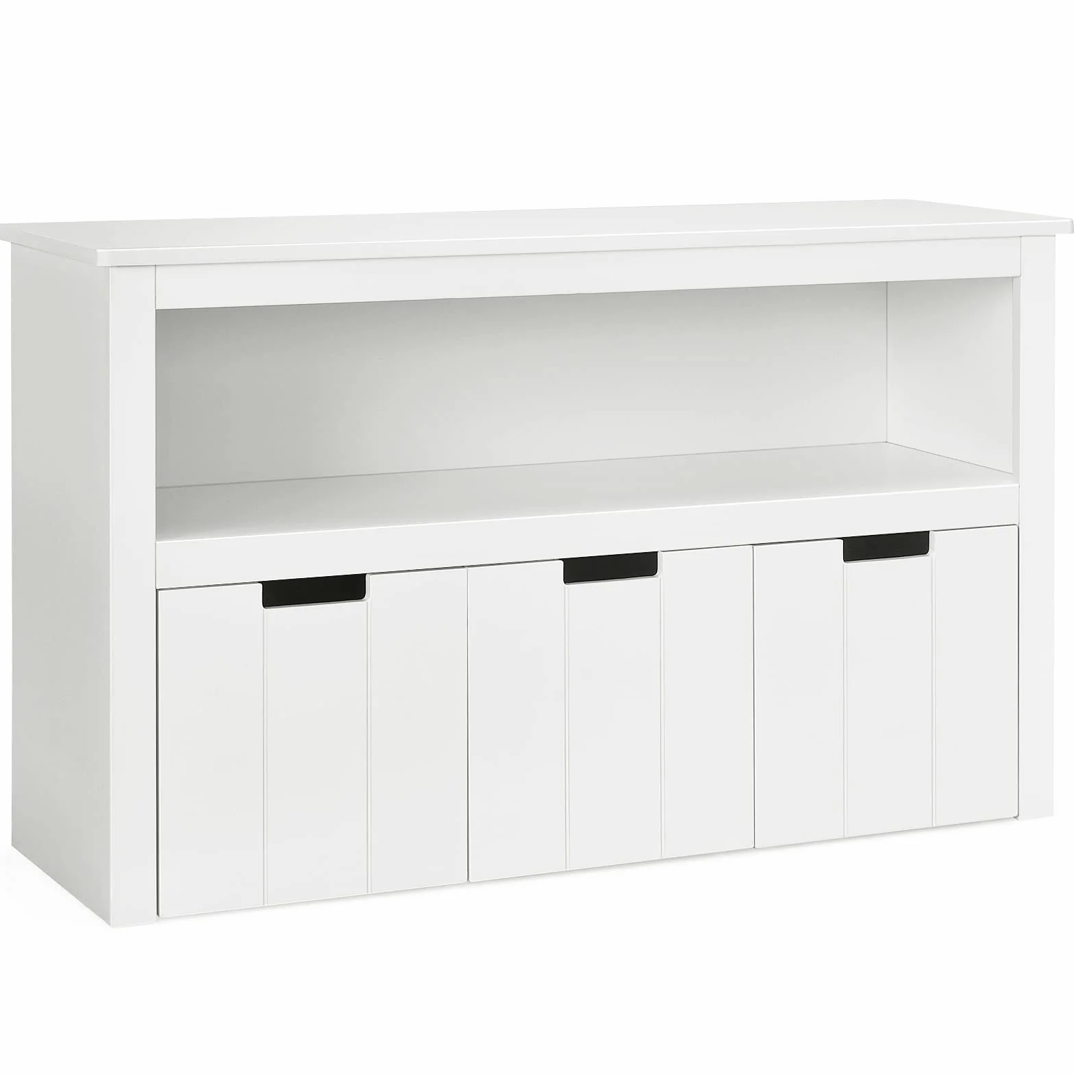 GOPLUS Armario de Almacenamiento para Juguetes para Niños, Estantería de 3 Cajones, Gran Estantería para Cubos de Almacenamiento, Armario de Almacenamiento para Habitación de Niños, 102 x 33 x 62 cm