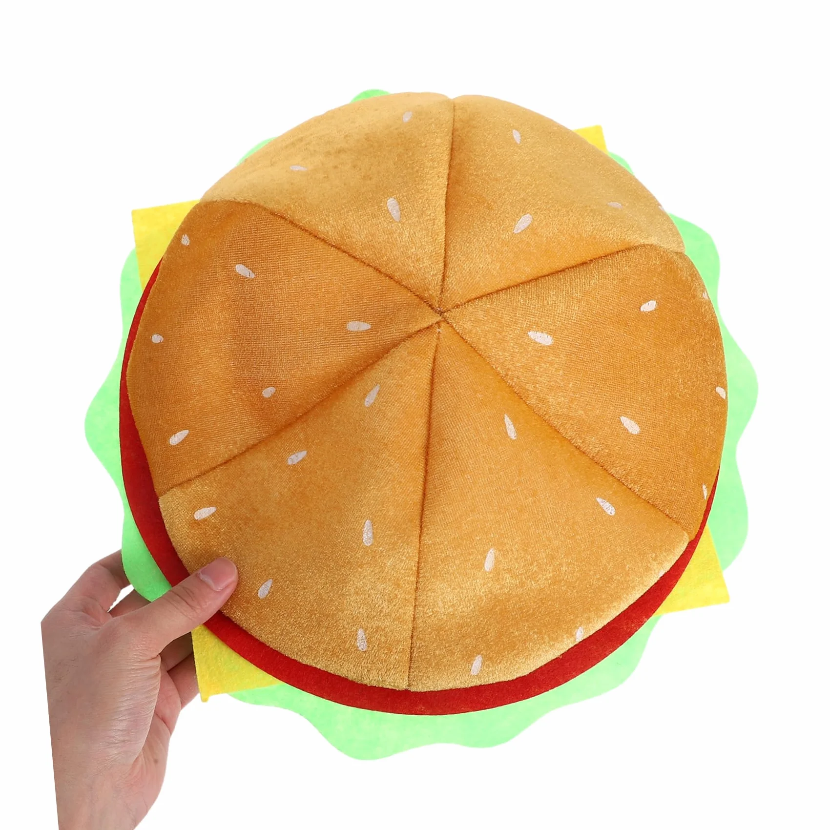 ABOOFAN 4 piezas Sombrero Divertido Hamburguesa de Ligera Cómodo para Fiestas Temáticas Halloween y Cosplay Diseño y Compacto para Uso Prolongado