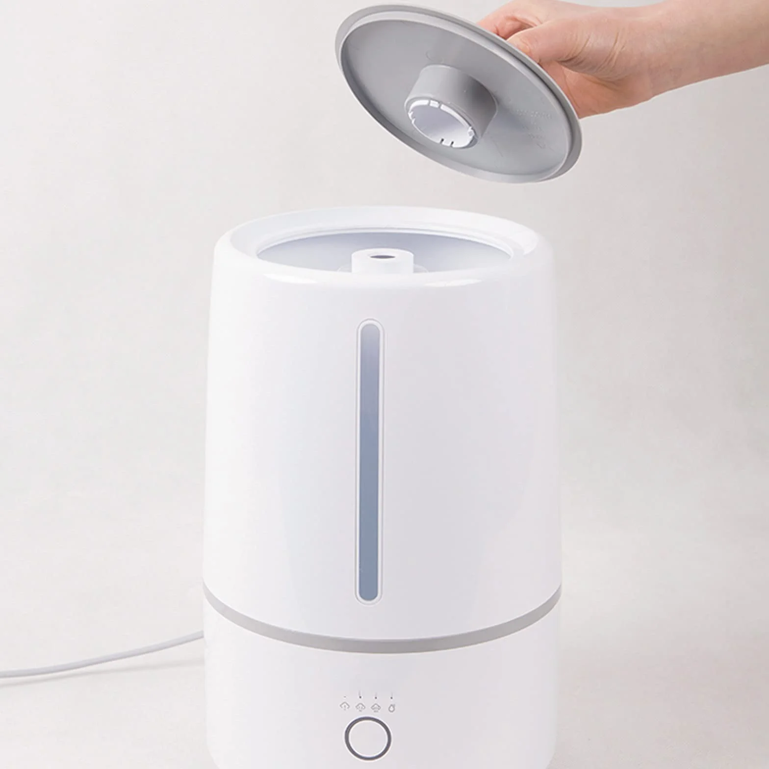 Humidificadores de Aire Humidificador de Niebla Fresco, humidificadores de Aire ultrasónico for bebés de Dormitorio Inicio, Apagado automático, Super Tranquilo Silencioso Humidificadores