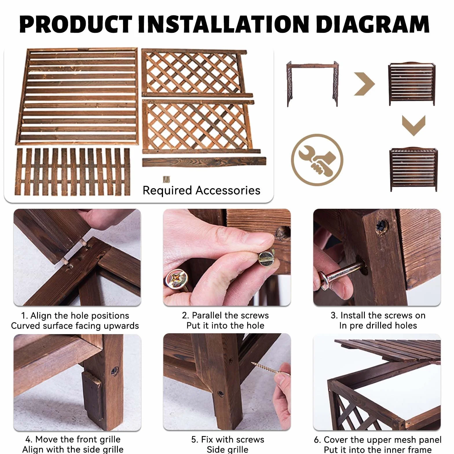 Cubre Aire Acondicionado Exterior Funda Para Aire Acondicionado Balcon Protector Aire Acondicionado Exterior Proteger Del Sol Y La Lluvia Cubierta Aire Acondicionado Exterior Soporte Plantas(100x44x93